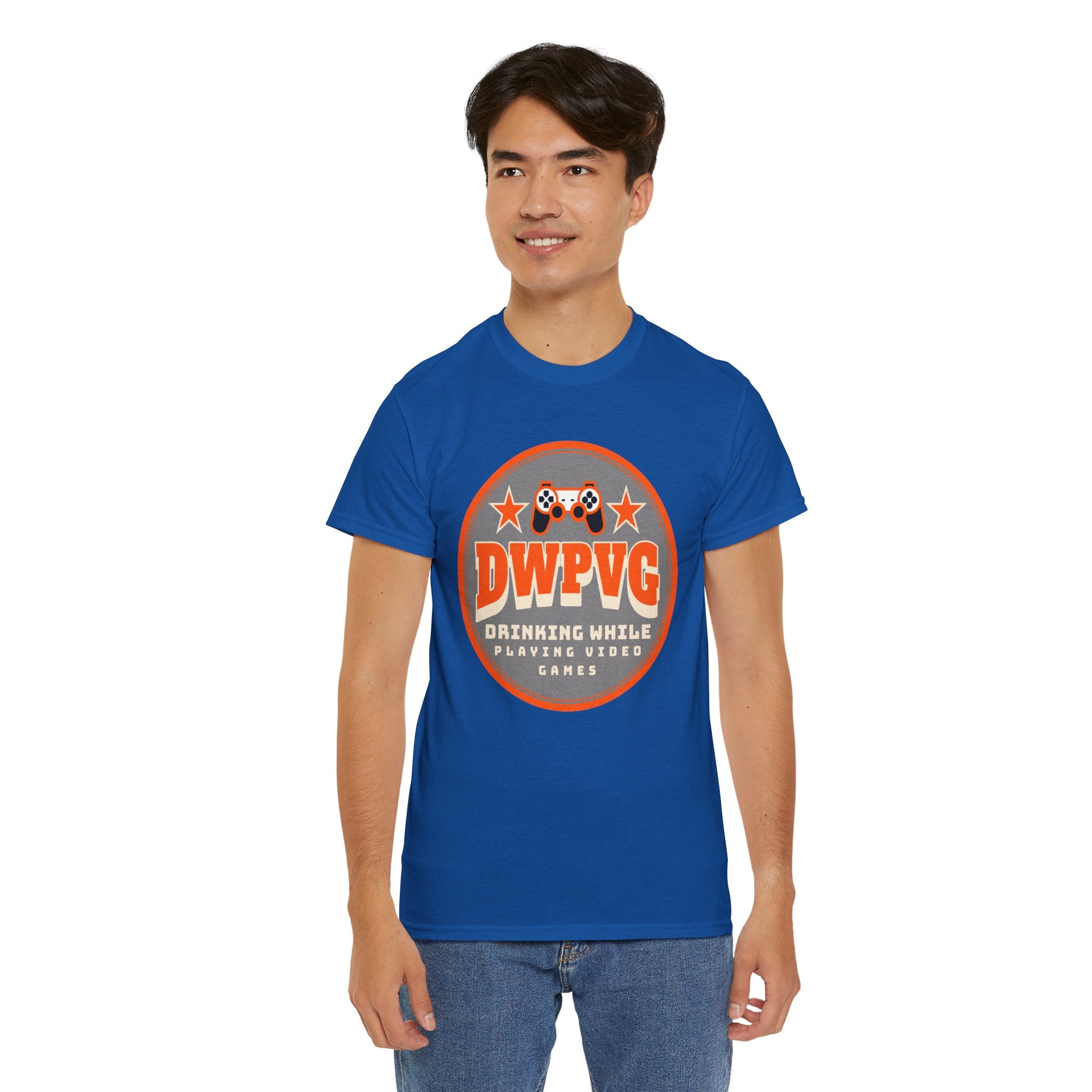 DWPVG "Drinking While Playing Video Games" Graphic Tee — Gamer Party T-Shirt
