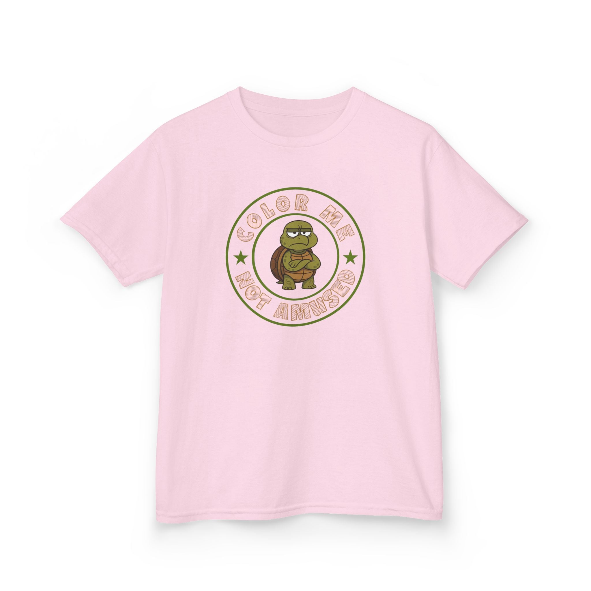 Kids Tee — Color Me Not Amused - Turtle