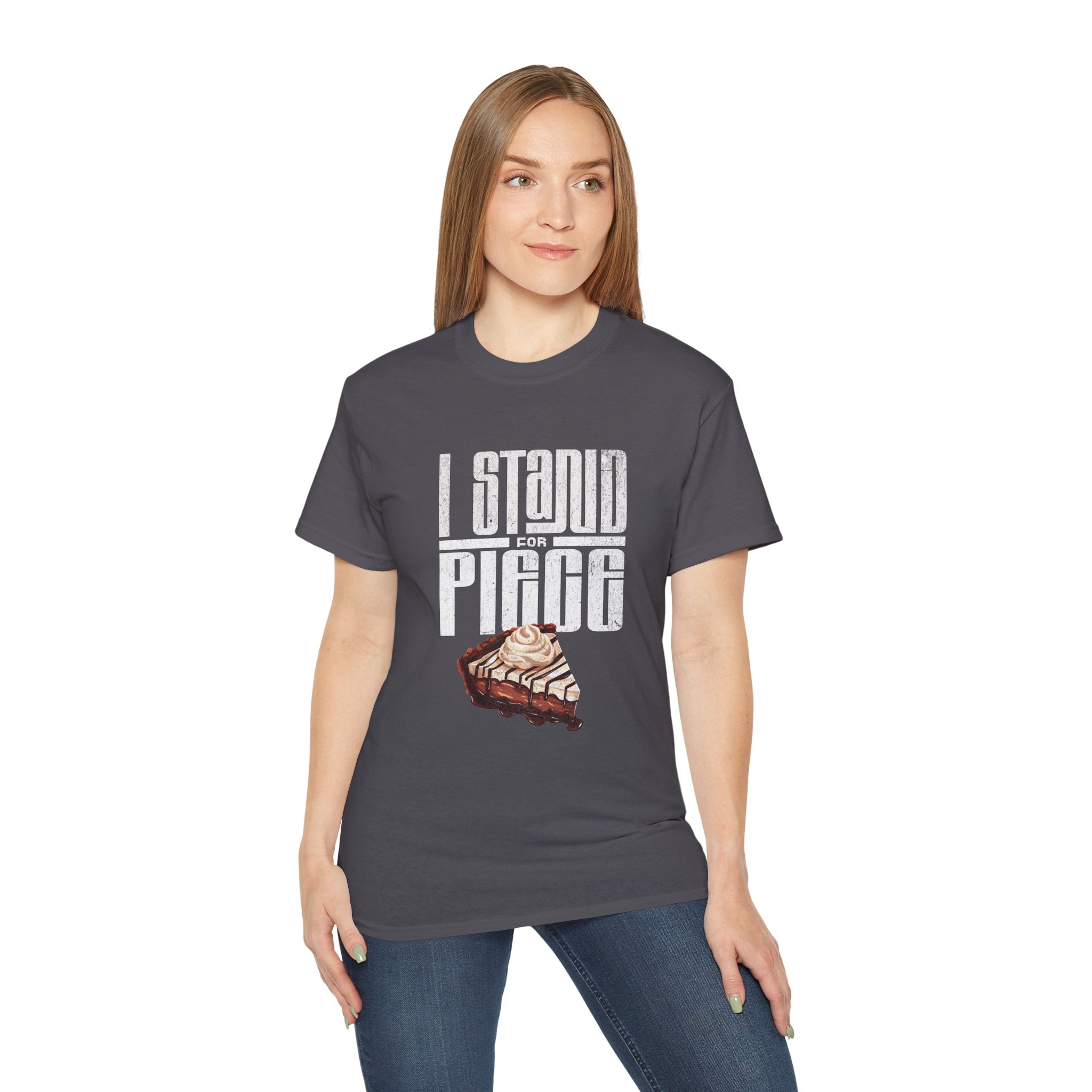 I Stand For Piece (of Chocolate Pie) Cotton T-Shirt