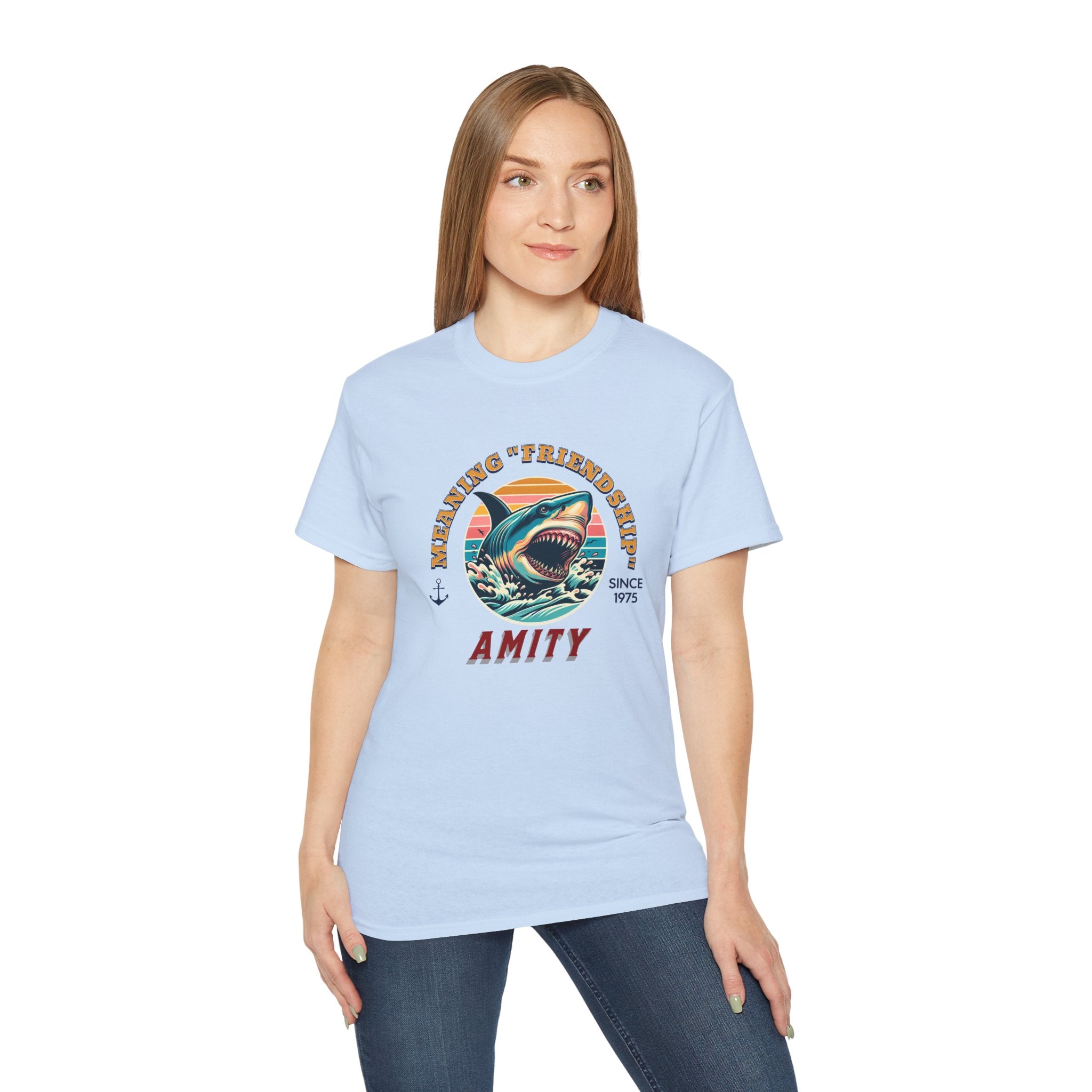 Jaws Movie - Meaning Friendship Amity Tee