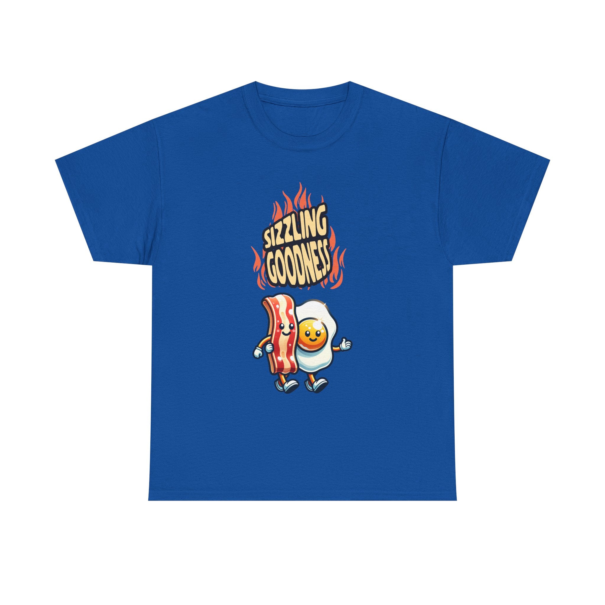 Sizzling Goodness Breakfast Tee — Funny Bacon & Egg Graphic T-Shirt