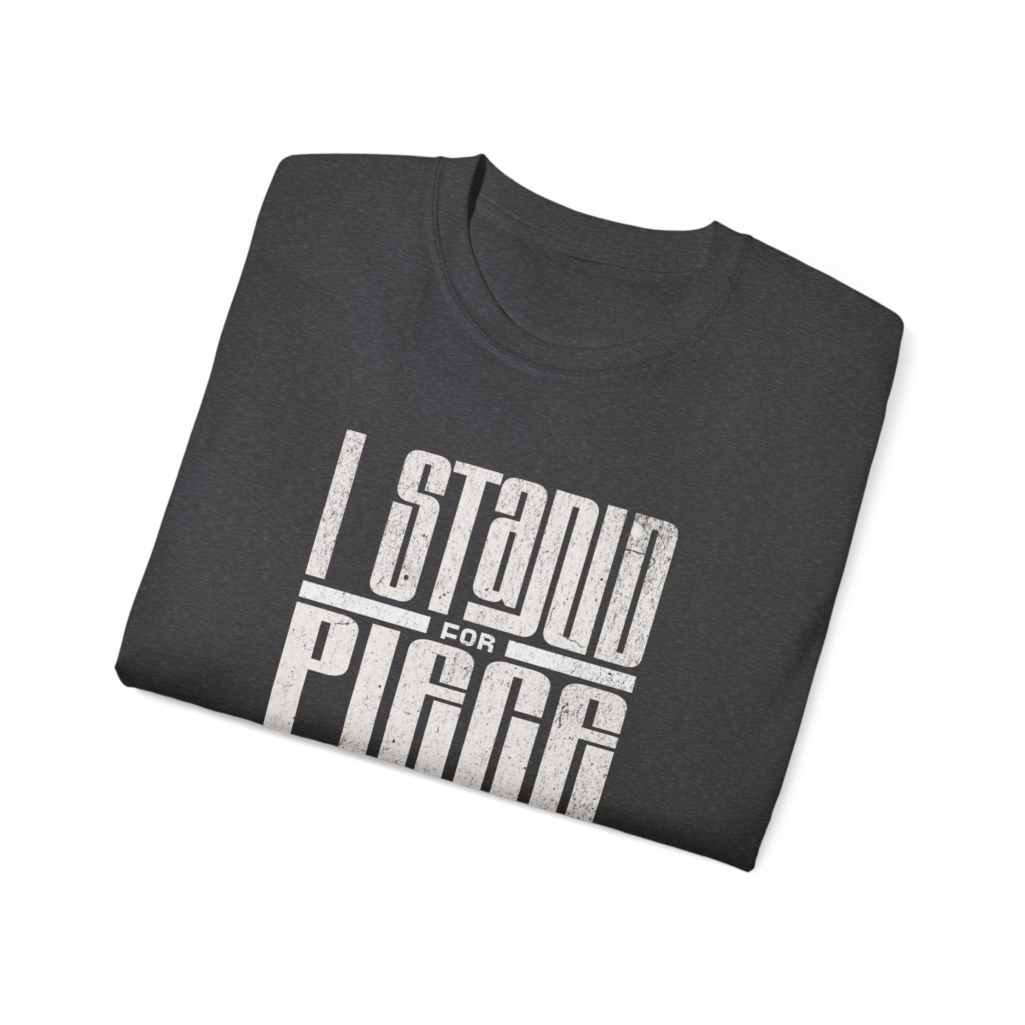 I Stand For Piece of Blueberry Pie Cotton T-Shirt