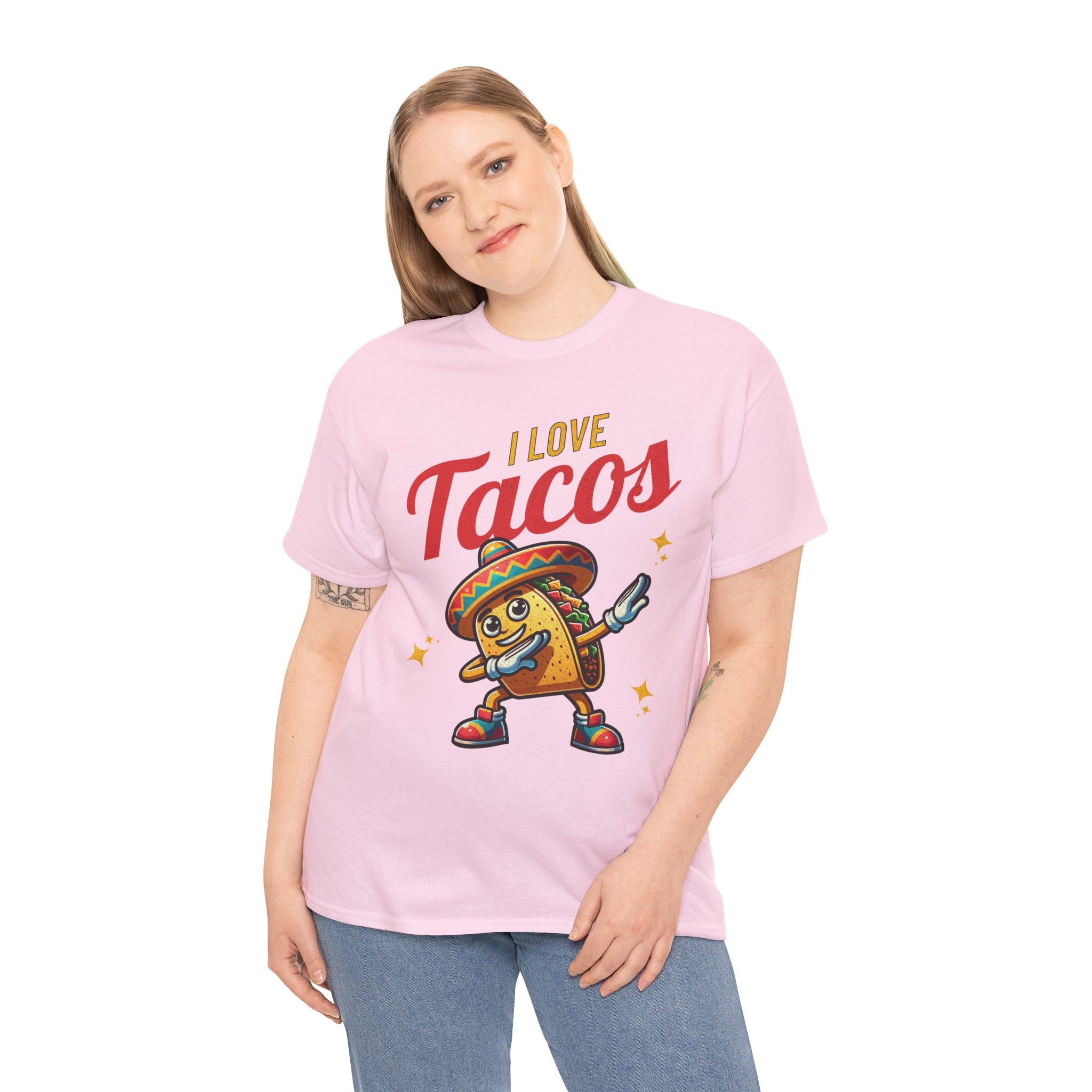 I Love Tacos Tee — Cute Dancing Taco Graphic T-Shirt