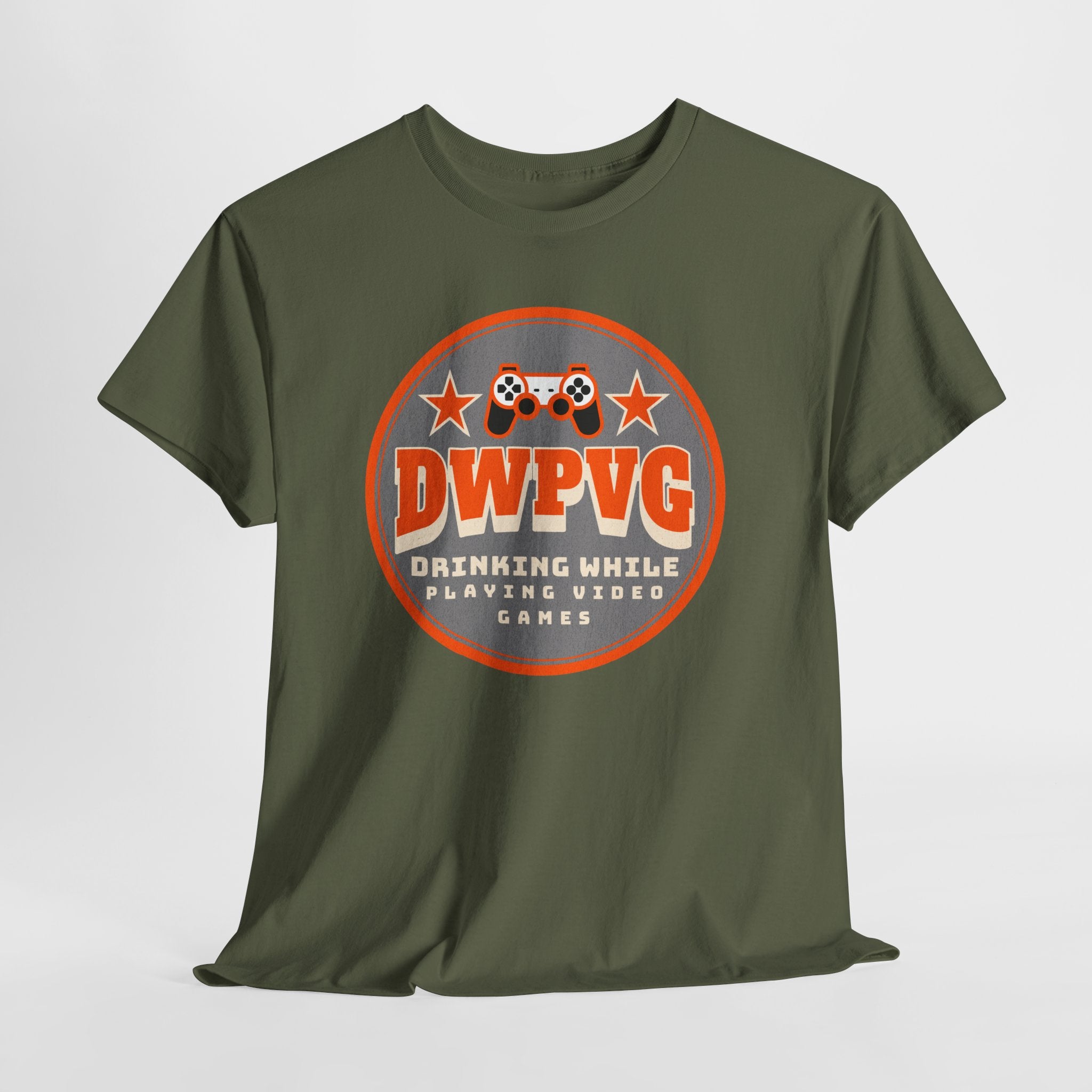 DWPVG "Drinking While Playing Video Games" Graphic Tee — Gamer Party T-Shirt