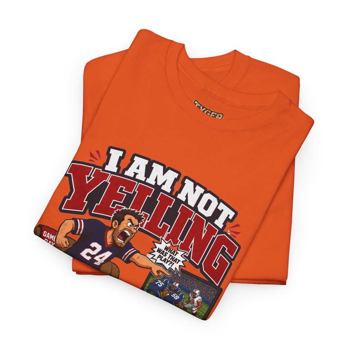 I Am Not Yelling I Am Coaching T-Shirt - Football Coaching Tee