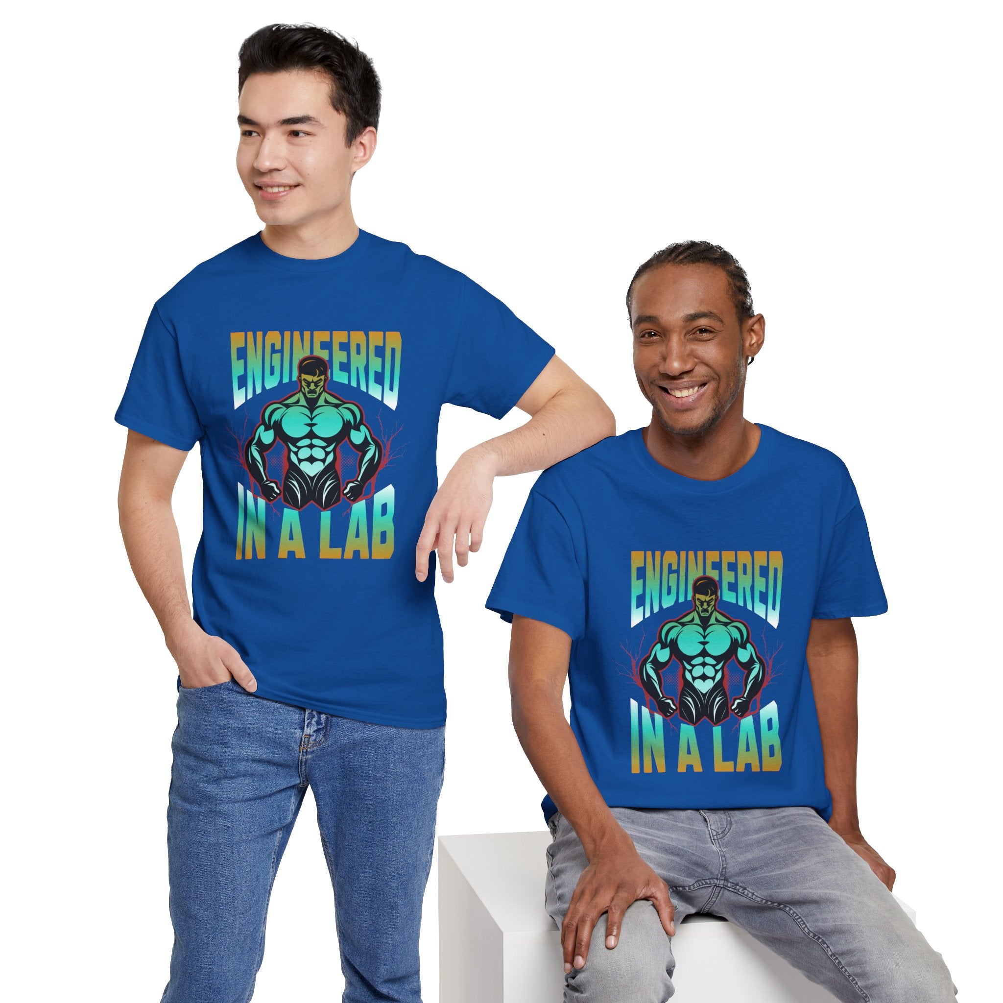 Engineered in a Lab T-Shirt — Muscle Science Gym Tee