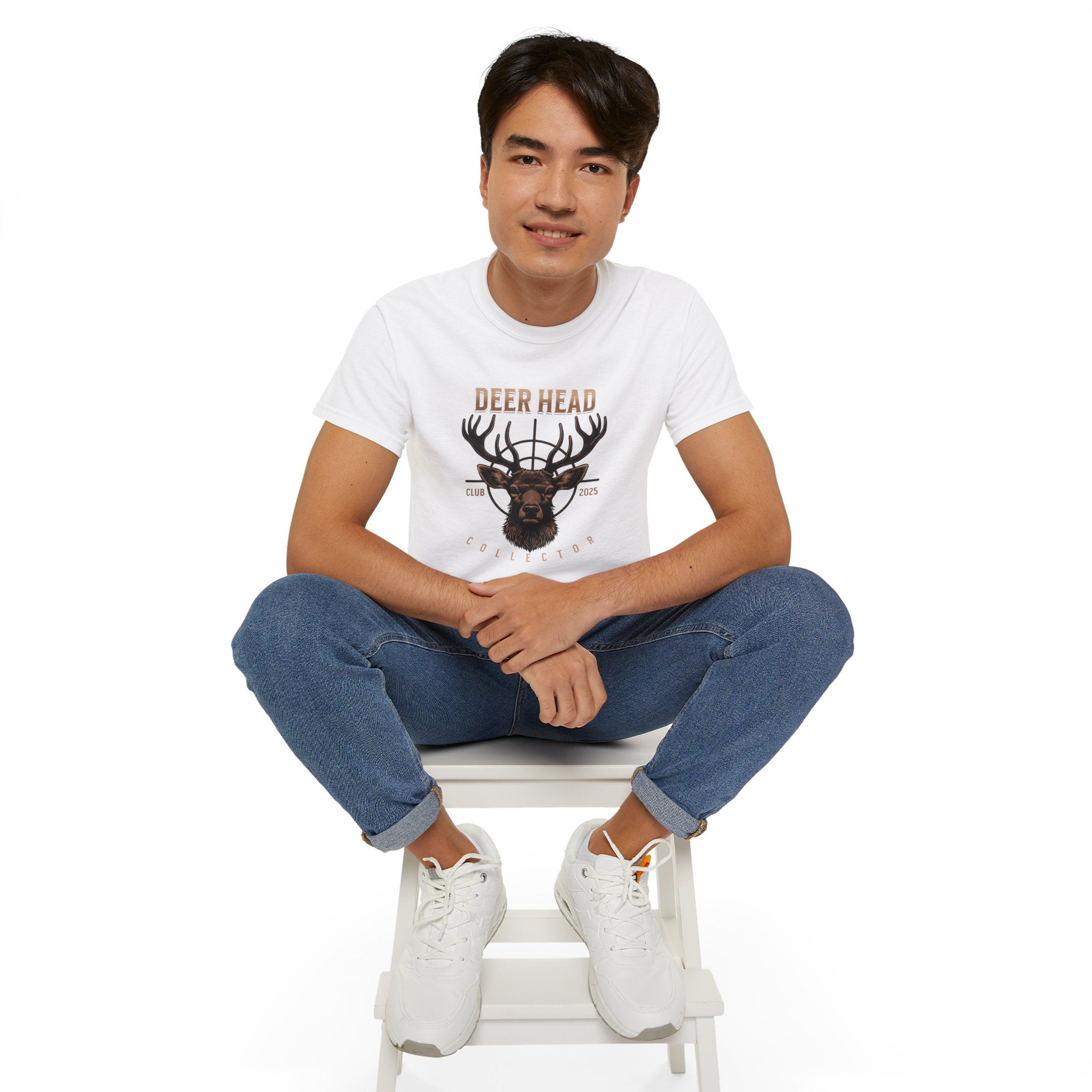 Deer Head Collector Cotton Hunting Tee