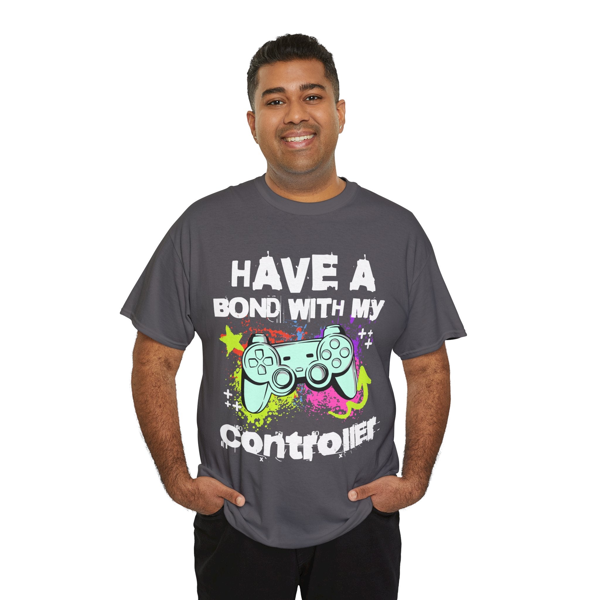 Gamer Controller Tee — "Have a Bond With My Controller" Graphic Shirt