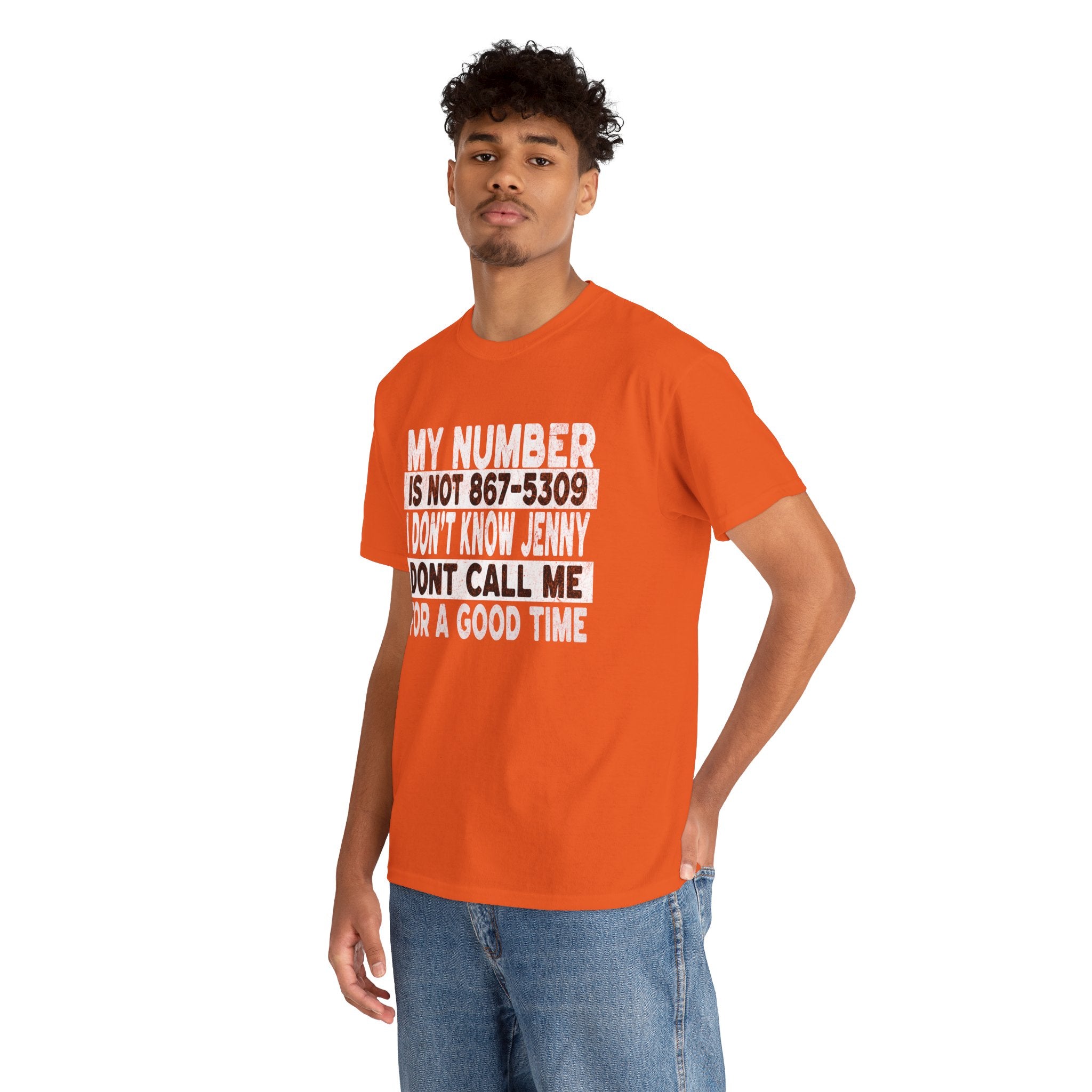 Funny 867-5309 Jenny Unisex Cotton Tee