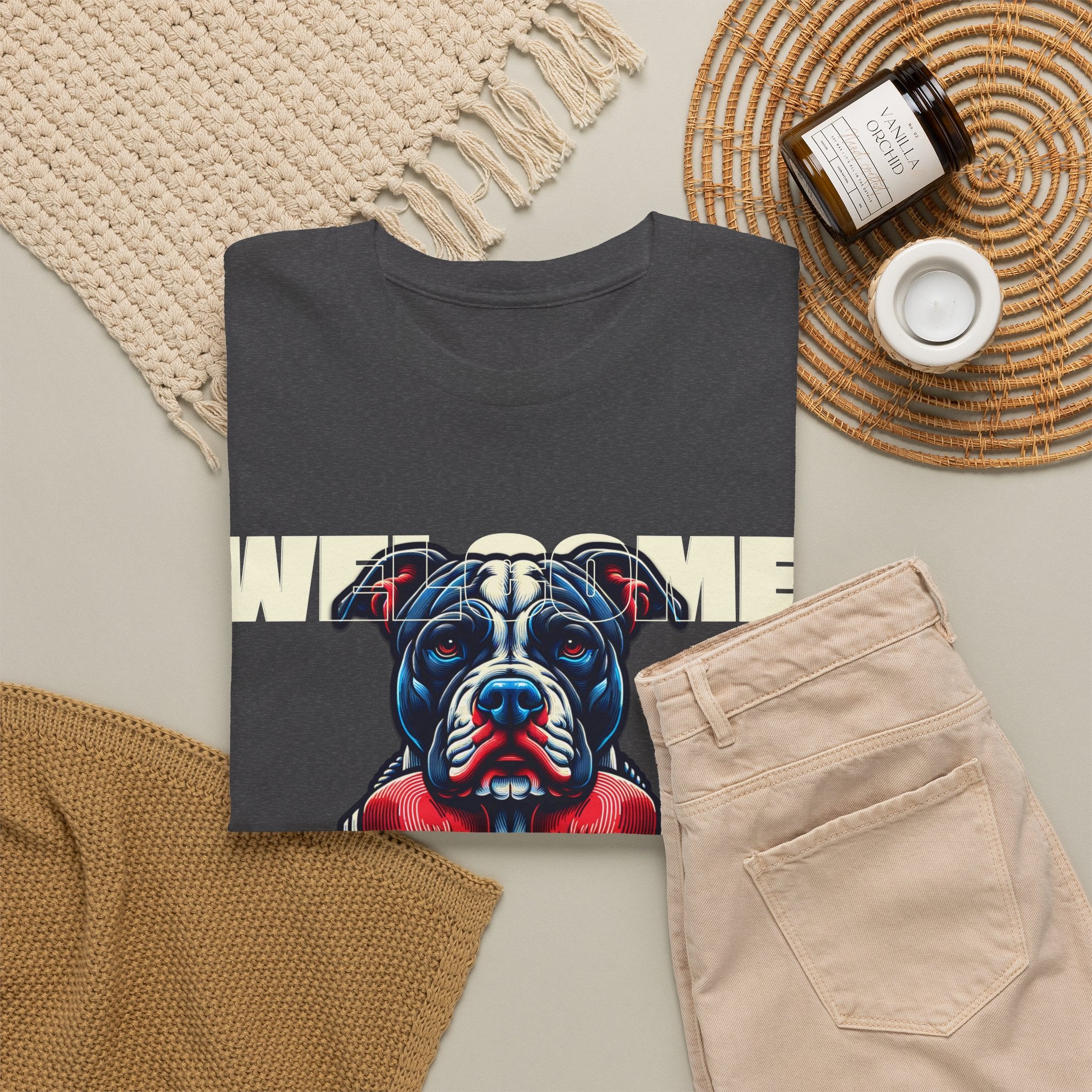 Dog Fight Boxing Dog T-Shirt — Welcome To The Dog Fight Graphic Tee