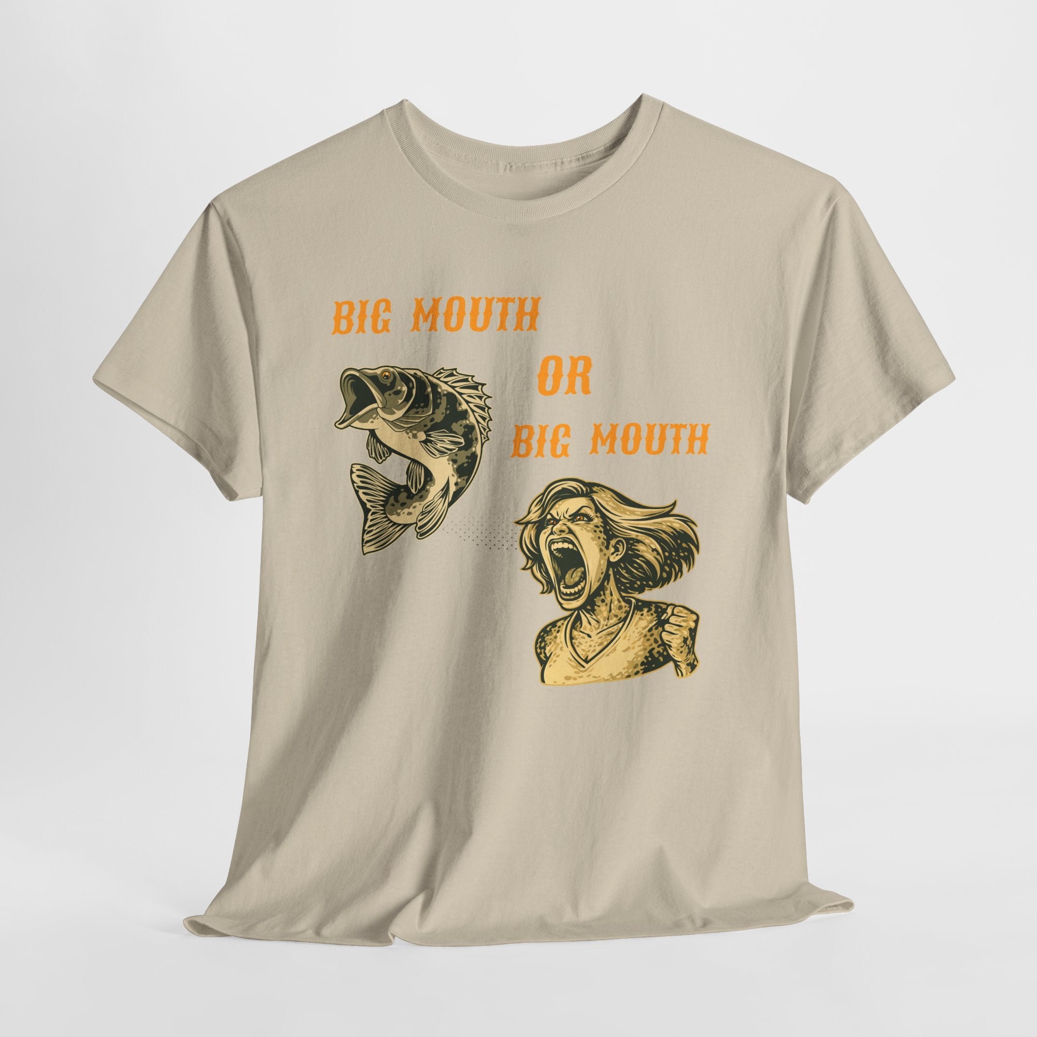 Big Mouth or Big Mouth? Funny Bass Fishing T-Shirt