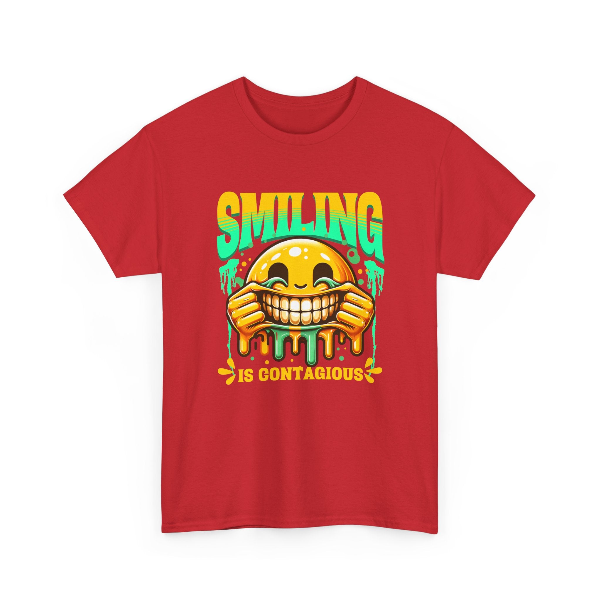 Smiling Is Contagious – Happy Smiley Face T-Shirt