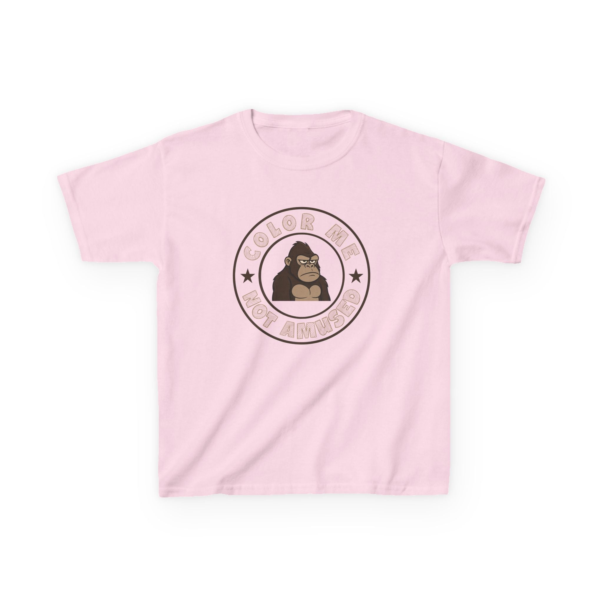 Kids Tee — Color Me Not Amused - Gorilla