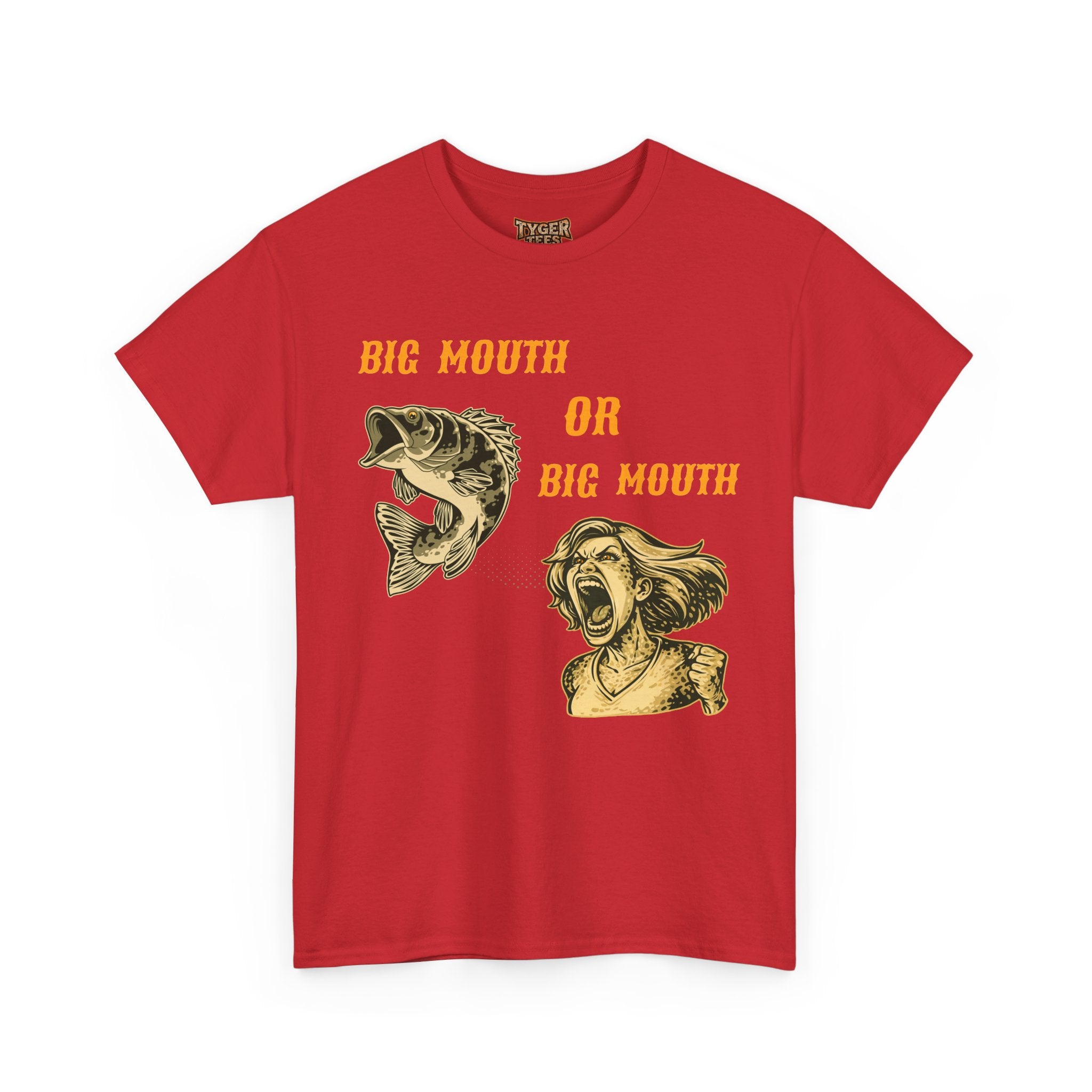 Big Mouth or Big Mouth? Funny Bass Fishing T-Shirt