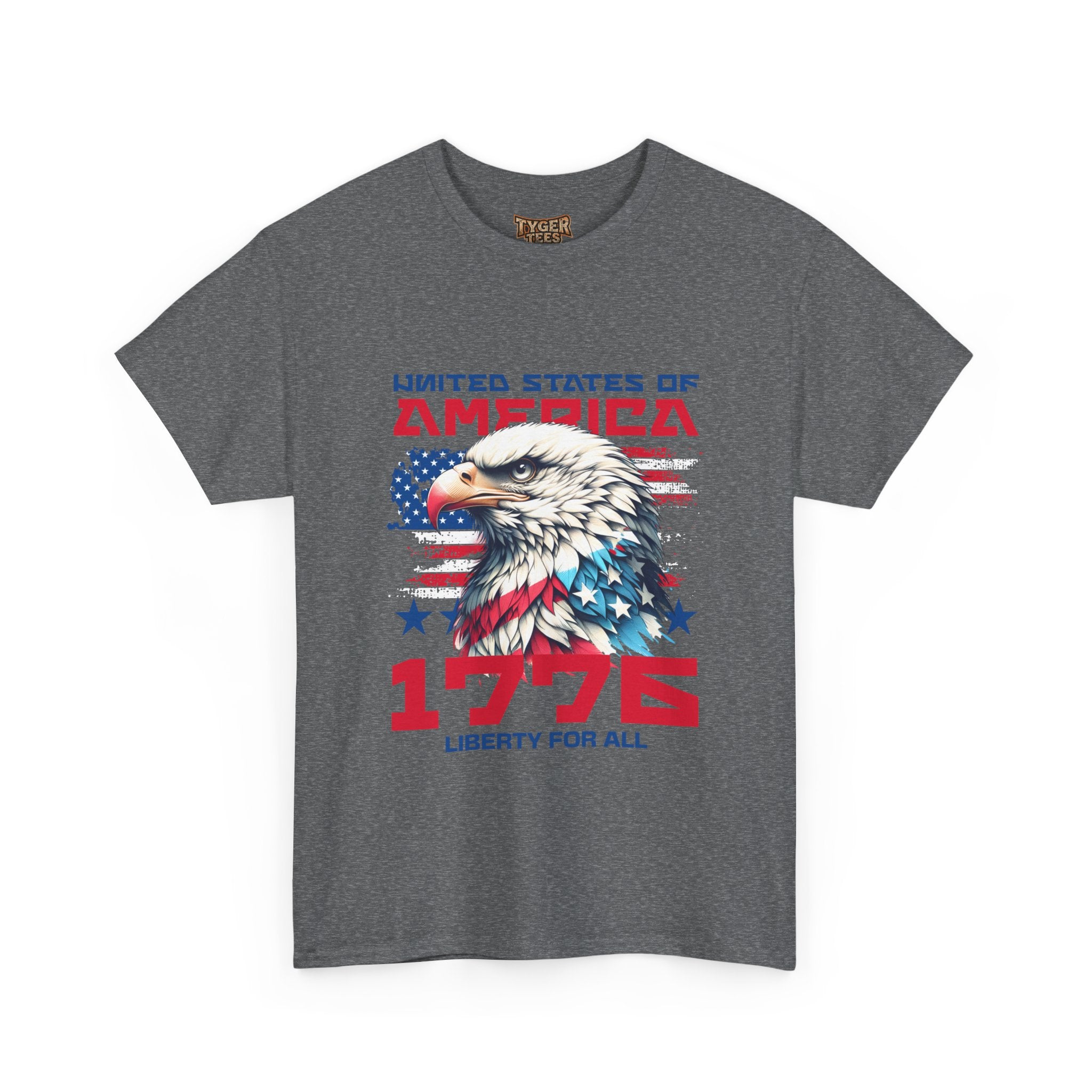 1776 Liberty For All T-Shirt — Patriotic American Eagle Independence Day Tee