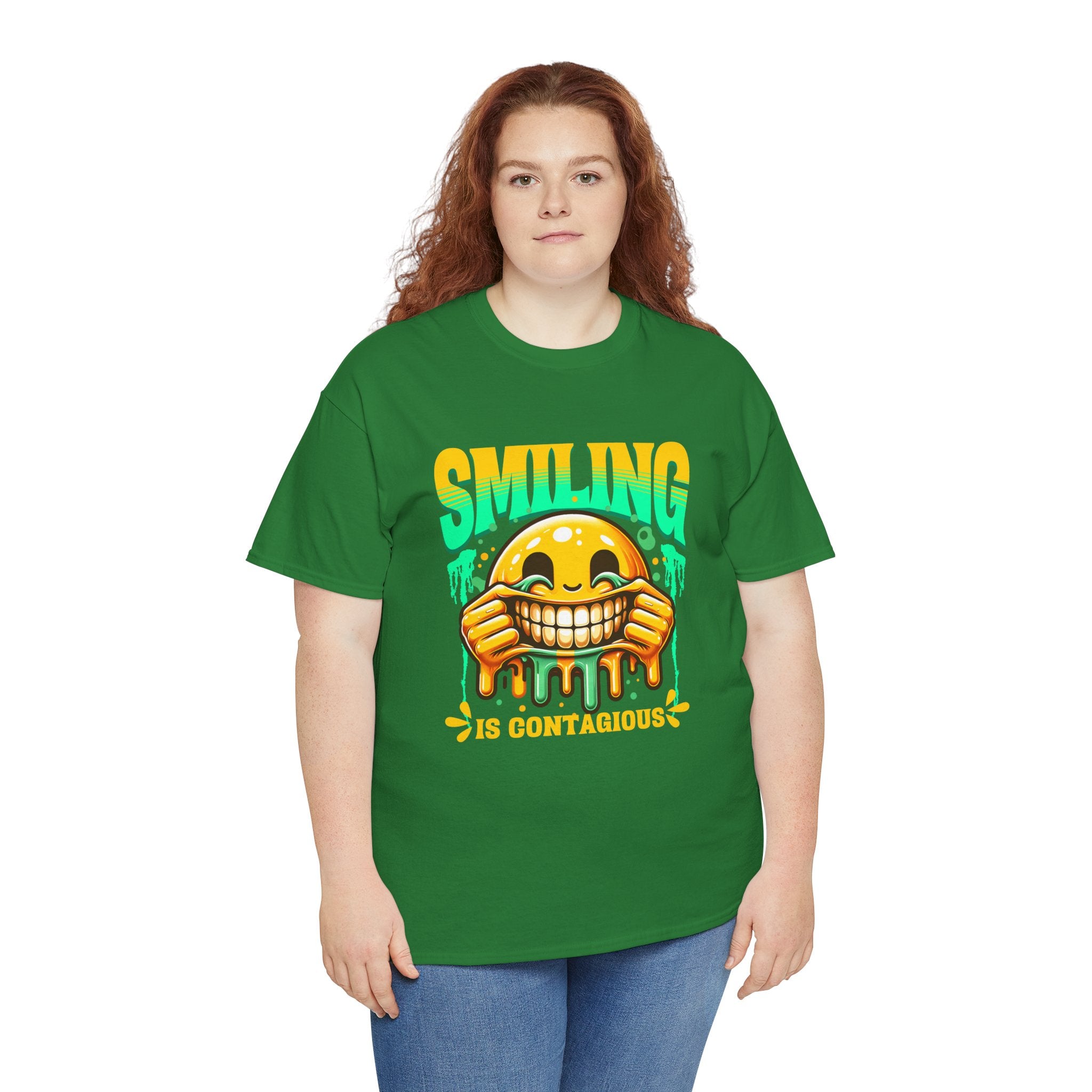 Smiling Is Contagious – Happy Smiley Face T-Shirt