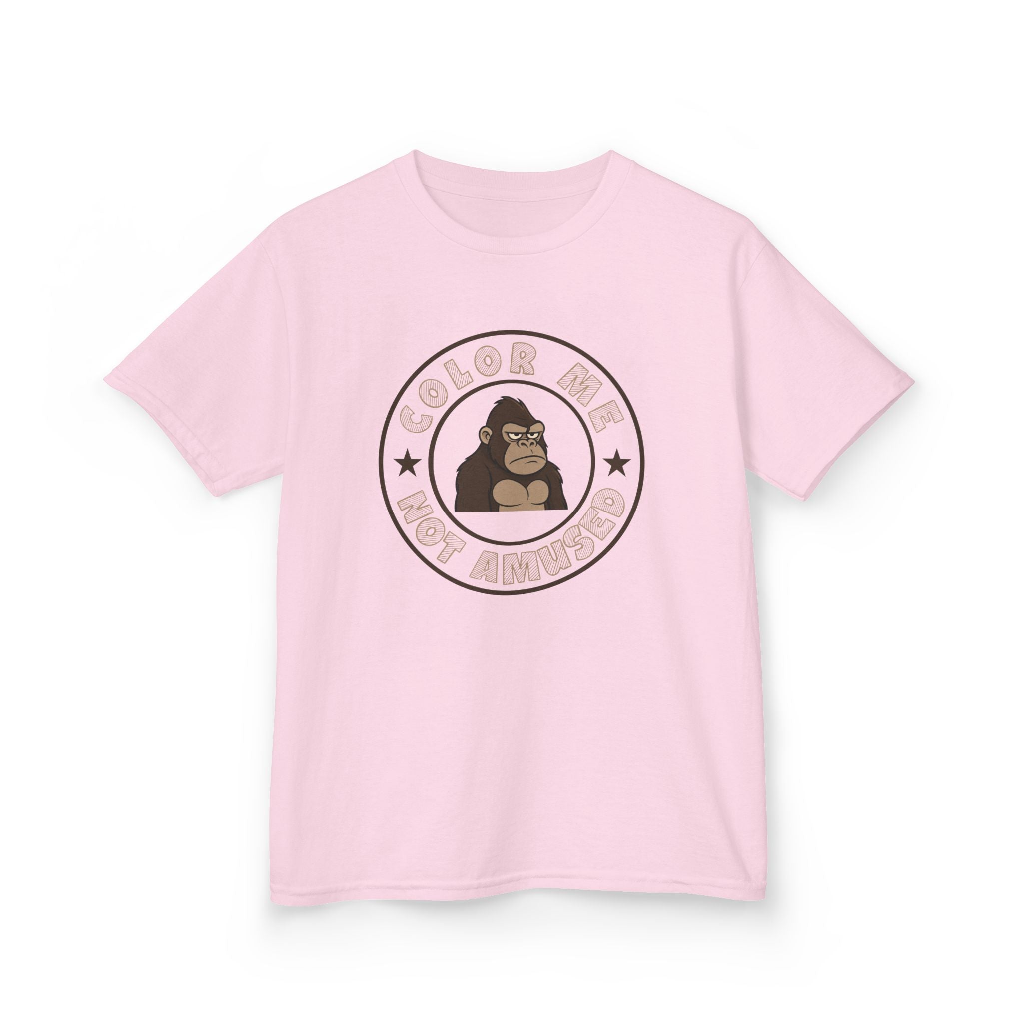 Kids Tee — Color Me Not Amused - Gorilla