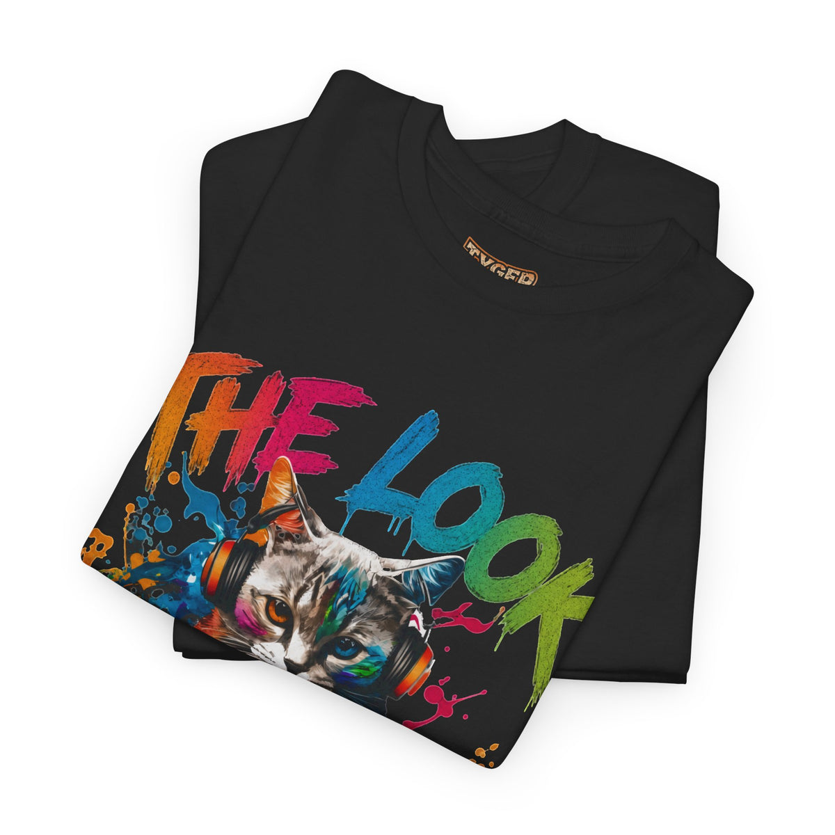 Cat DJ T‑Shirt — “The Look When Someone Asks You to Play ‘Stairway’”