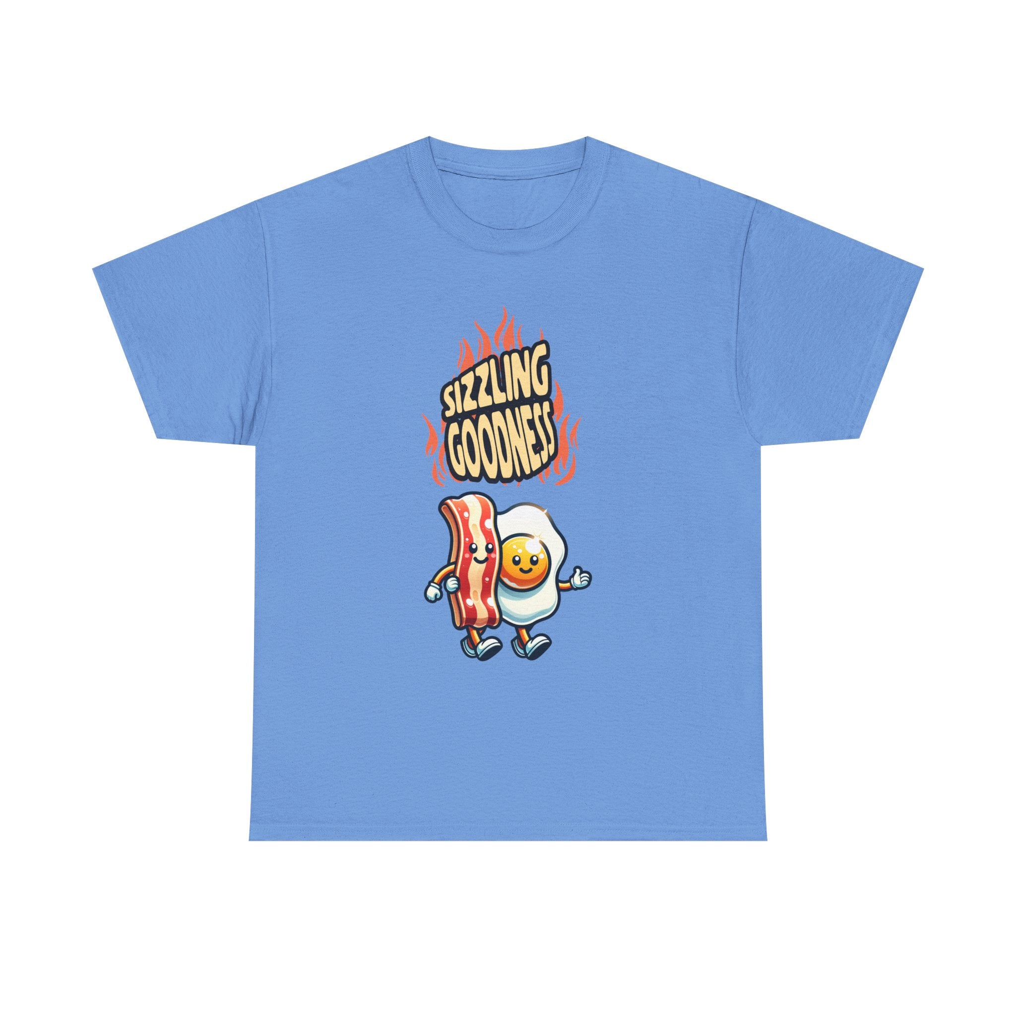 Sizzling Goodness Breakfast Tee — Funny Bacon & Egg Graphic T-Shirt
