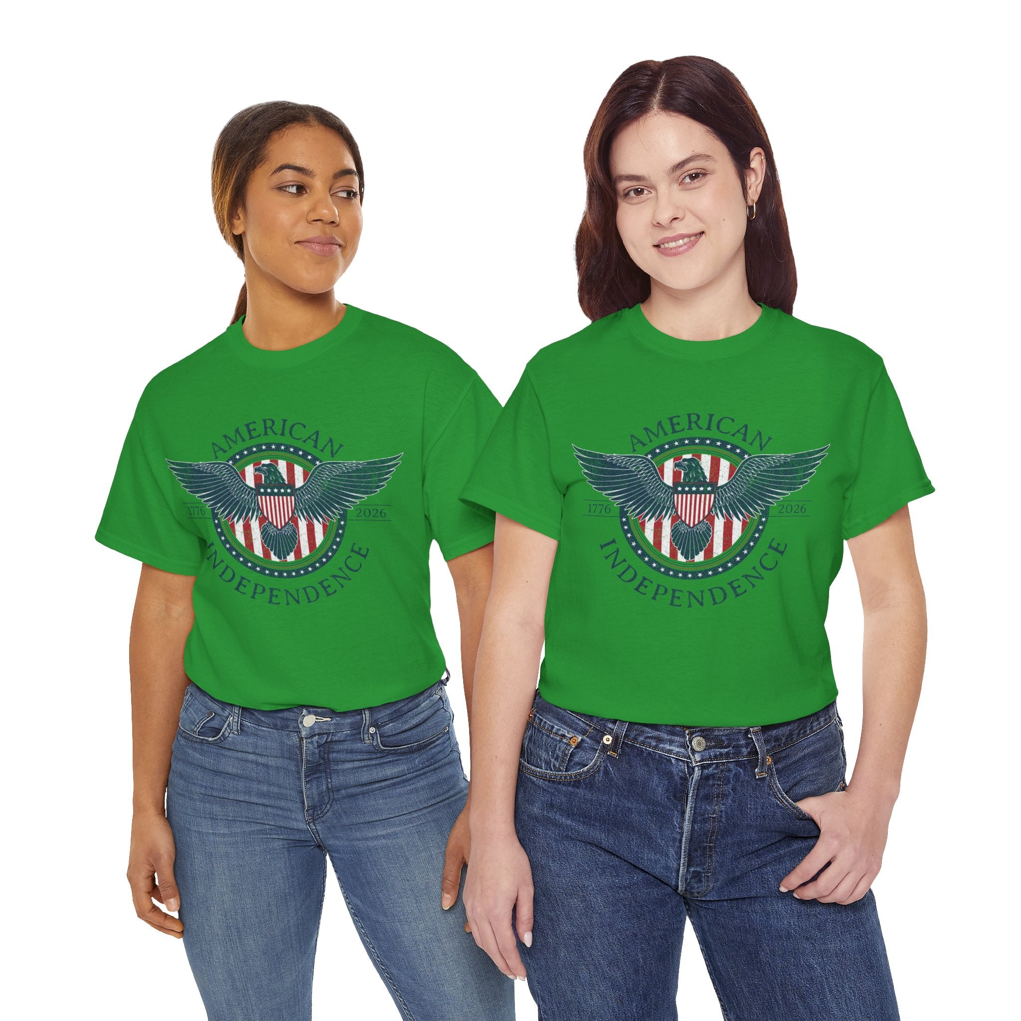 Independence Eagle Tee — American Independence 1776–2025 Vintage Flag Shirt