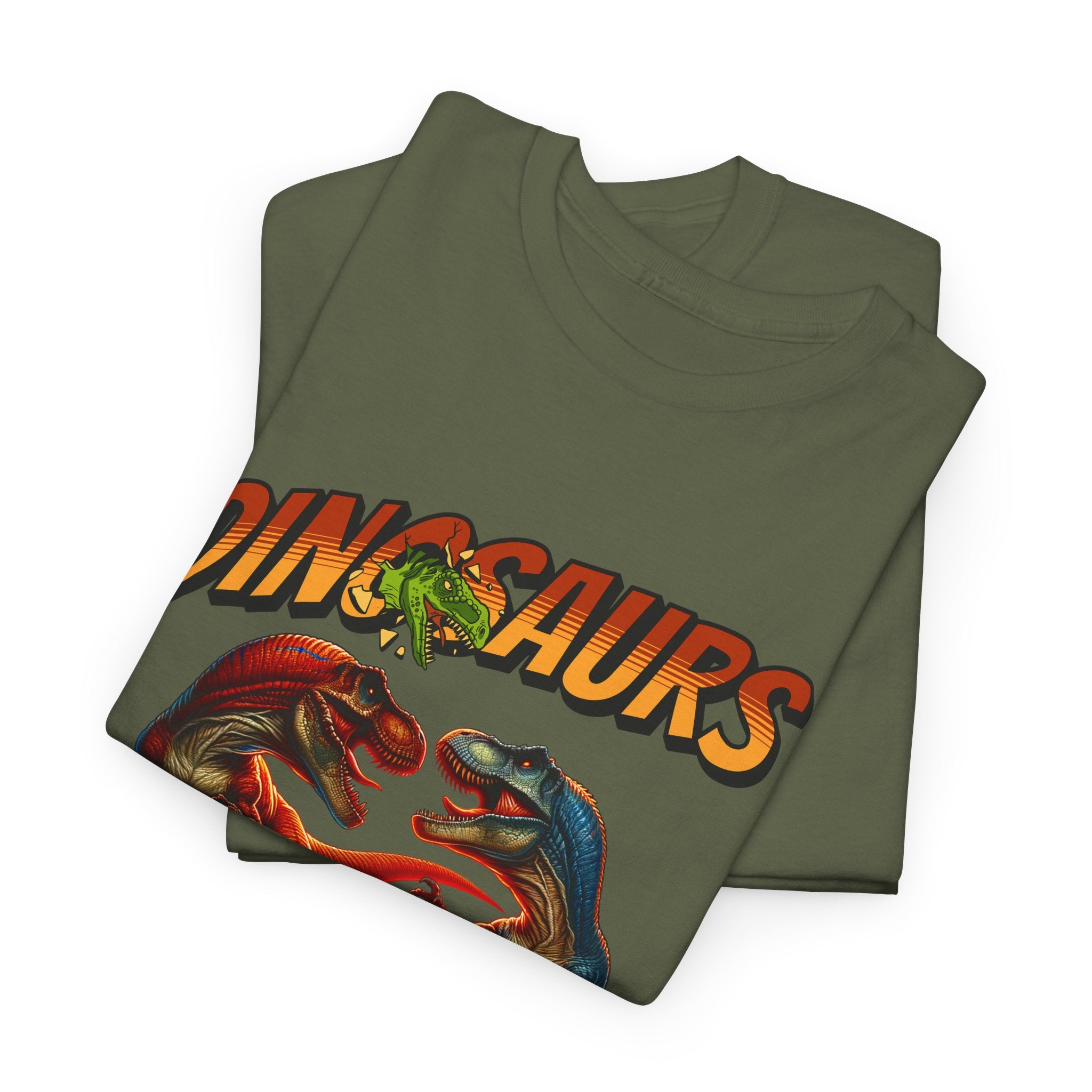 Dinosaur Graphic Tee – "Dinosaurs Will Rise Again" Retro Jurassic T‑Shirt