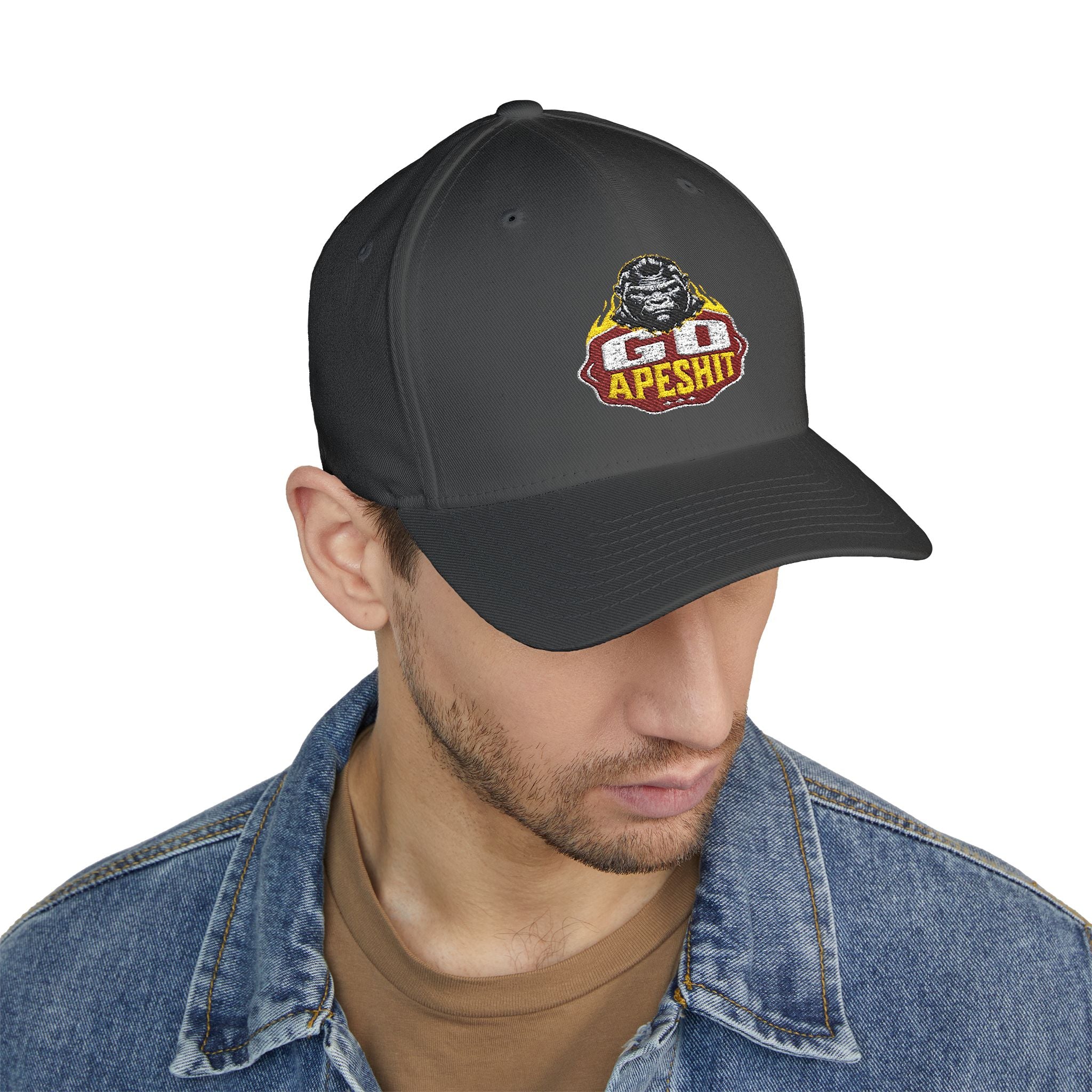 GO APESHIT Embroidered Statement Cap