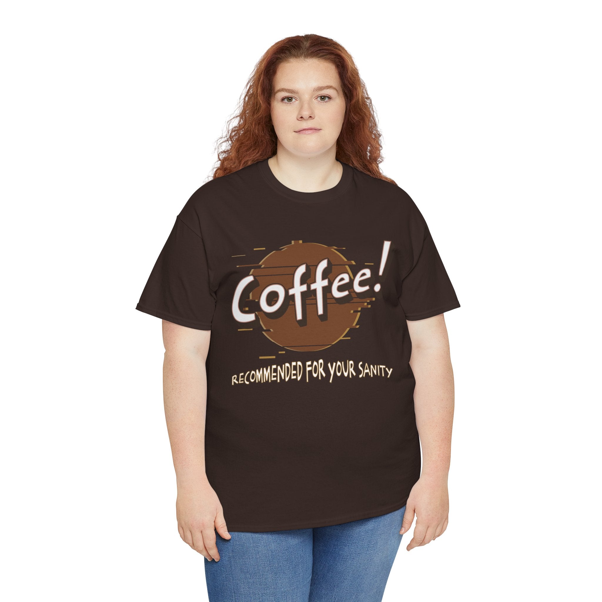 Coffee! Recommended For Your Sanity – Funny Coffee Lover T-Shirt