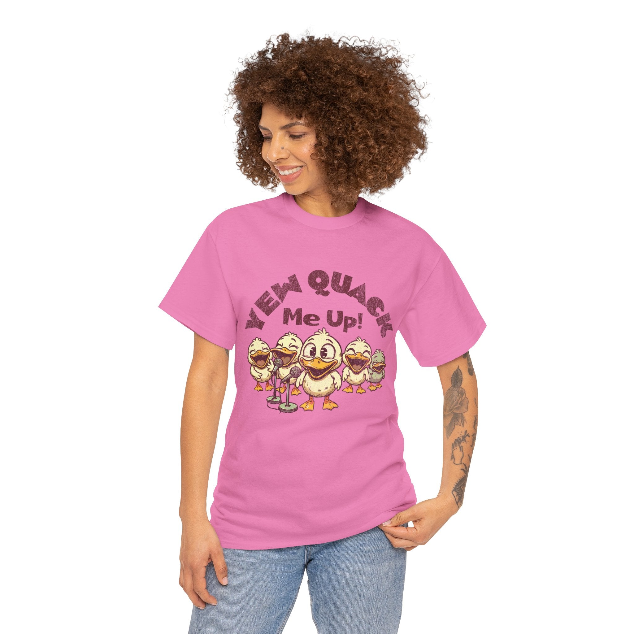 Yew Quack Me Up - Funny Duck Tee