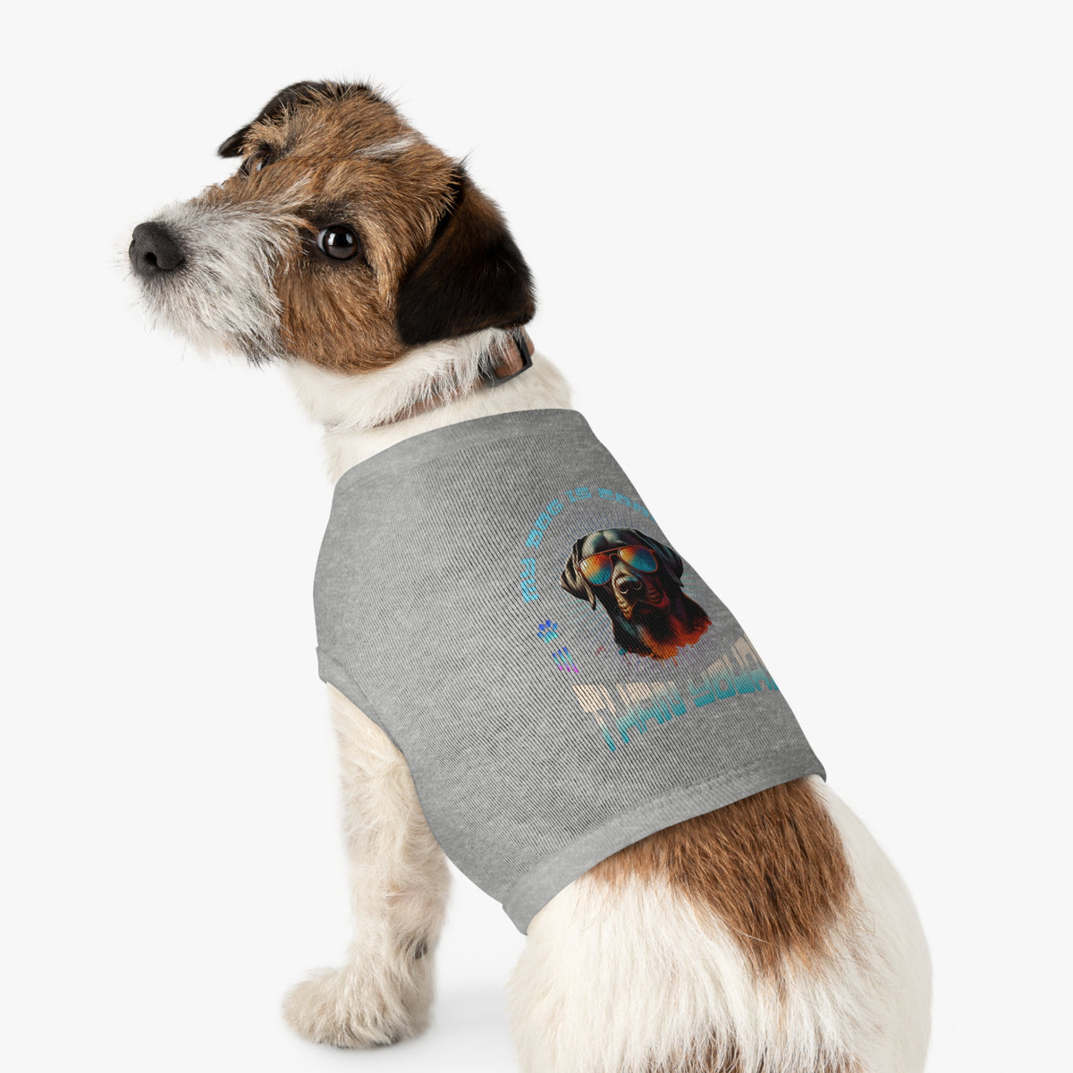 Cool Lab Dog Tank Top - Funny Labrador Dog T-Shirt, Summer Pet Clothing