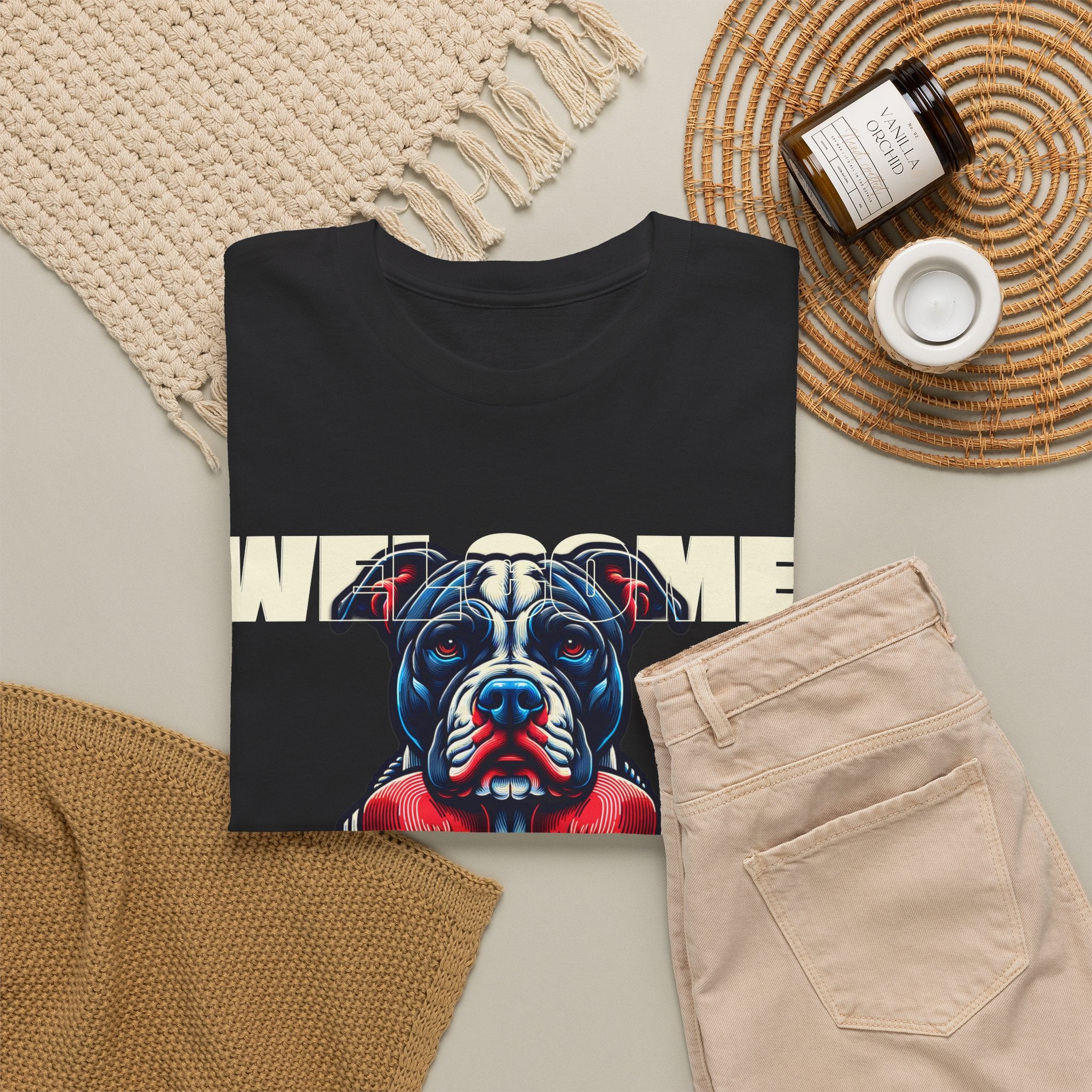 Dog Fight Boxing Dog T-Shirt — Welcome To The Dog Fight Graphic Tee