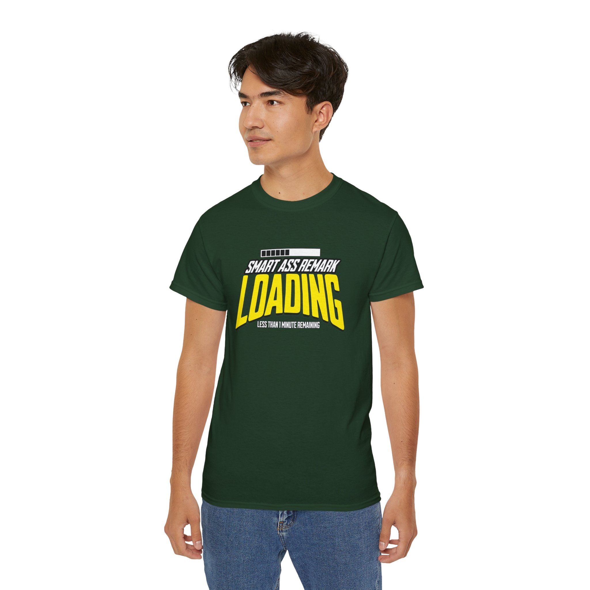 Funny Smart Ass Loading Cotton Tee