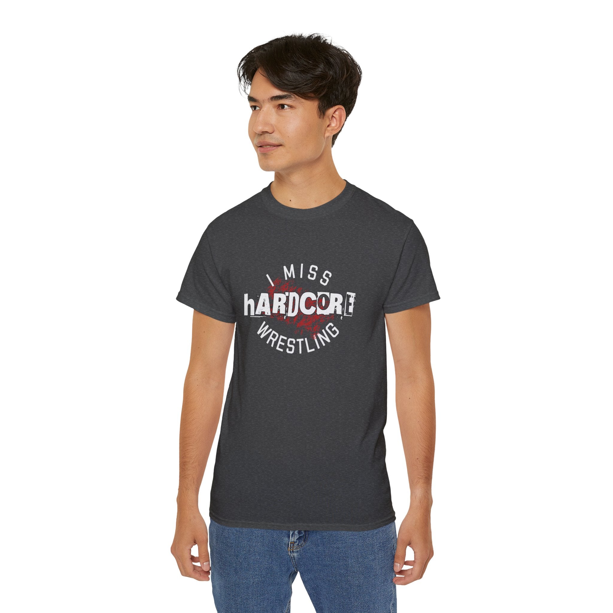 I Miss Hardcore Wrestling Cotton Tee
