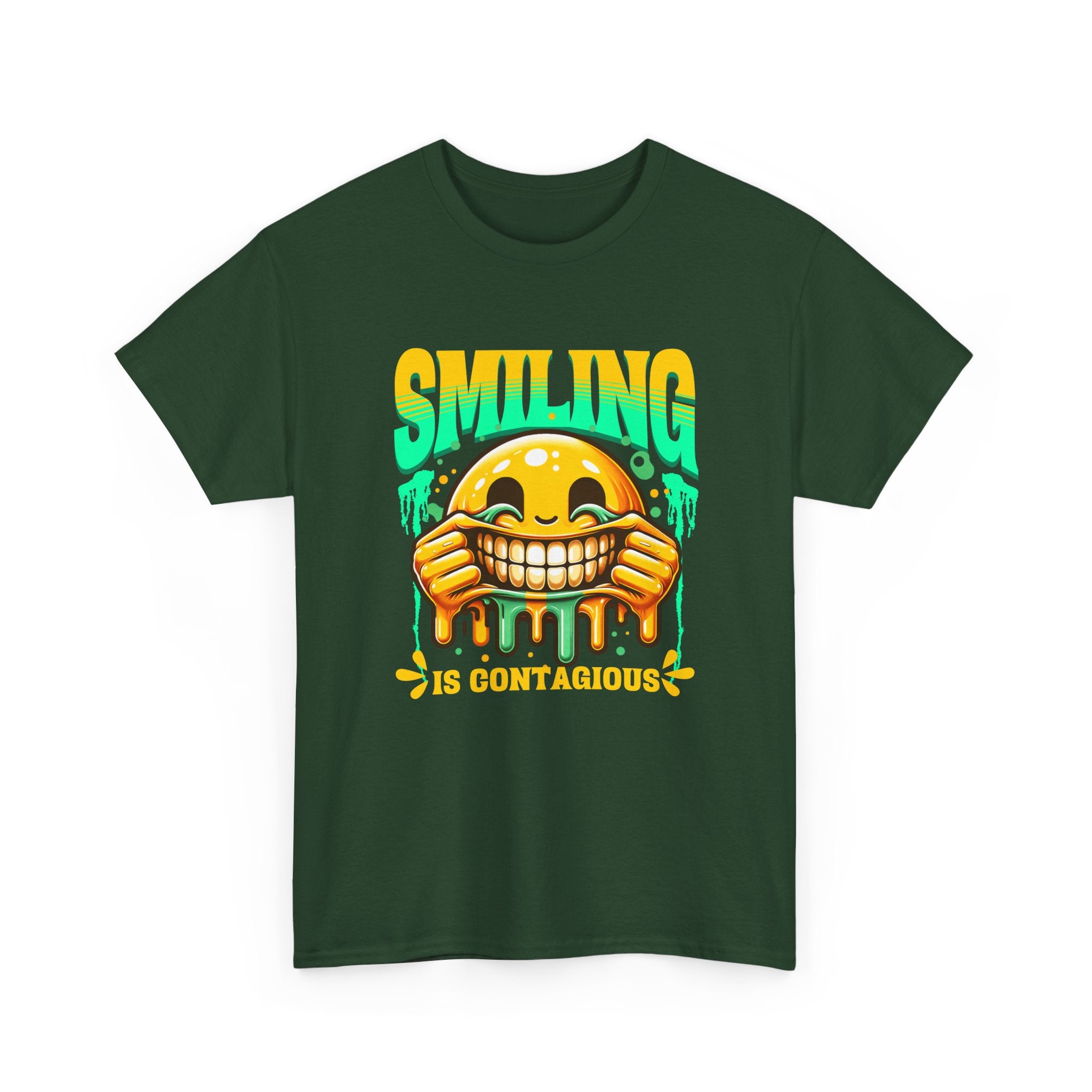 Smiling Is Contagious – Happy Smiley Face T-Shirt