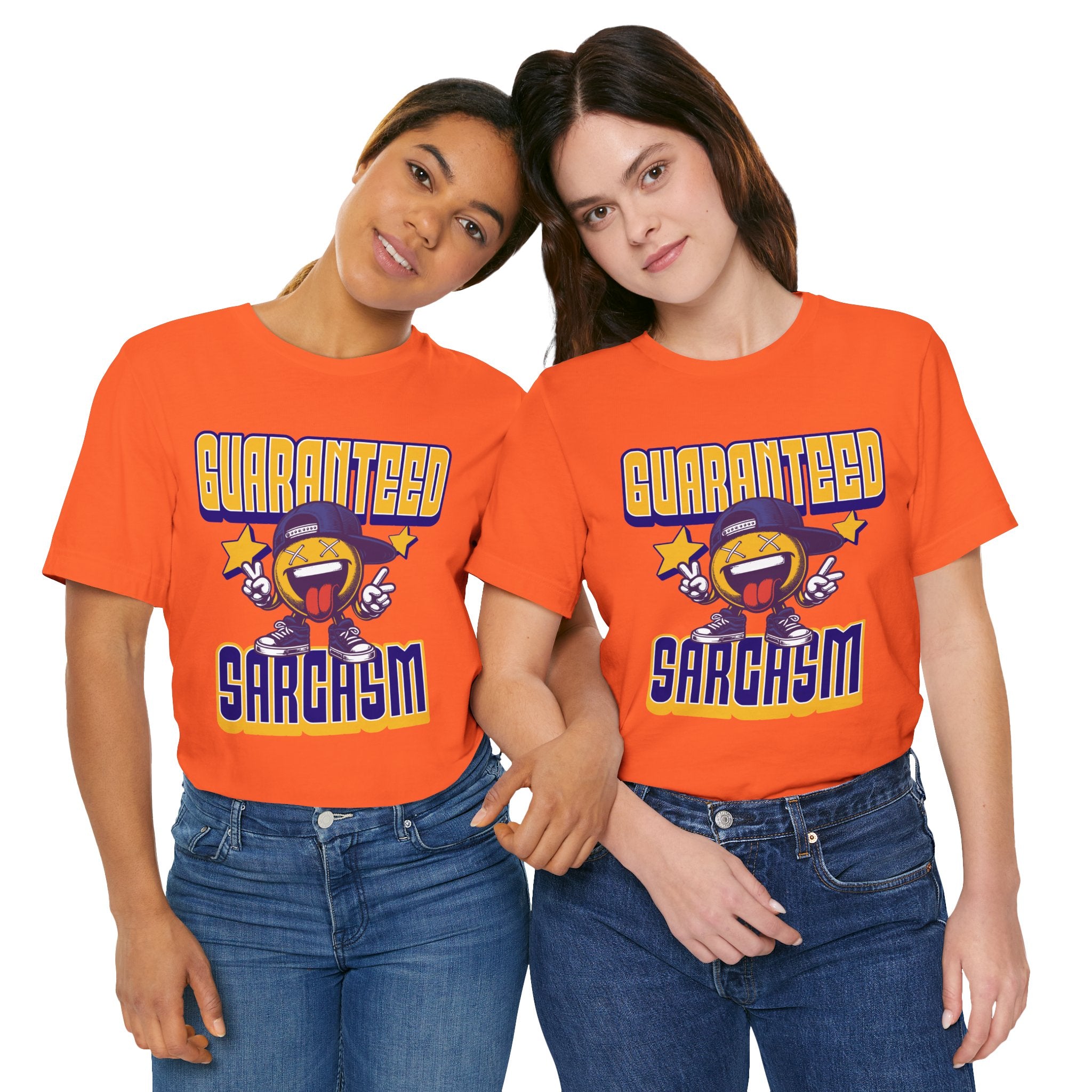 Guaranteed Sarcasm – Funny Smiley Face T-Shirt