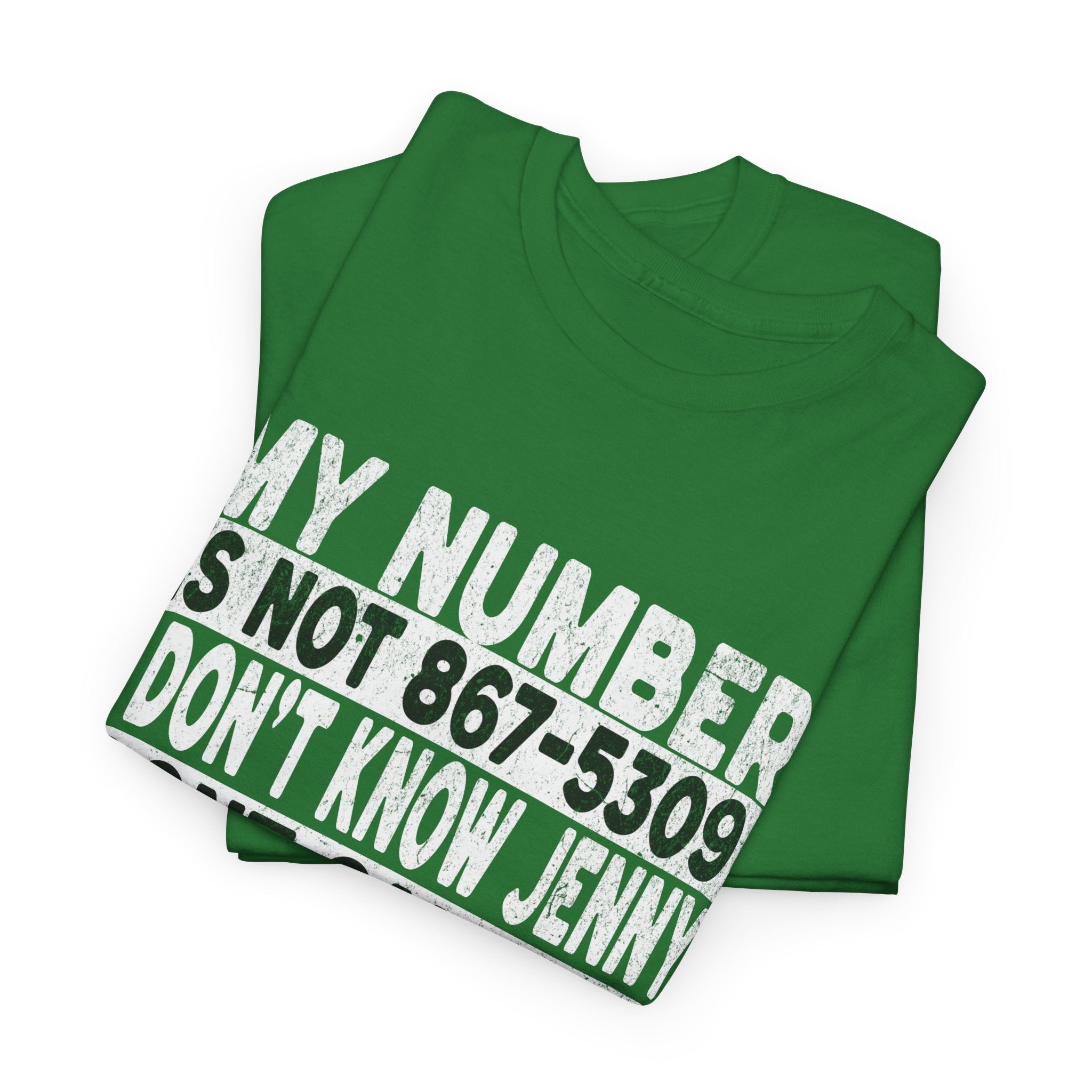 Funny 867-5309 Jenny Unisex Cotton Tee