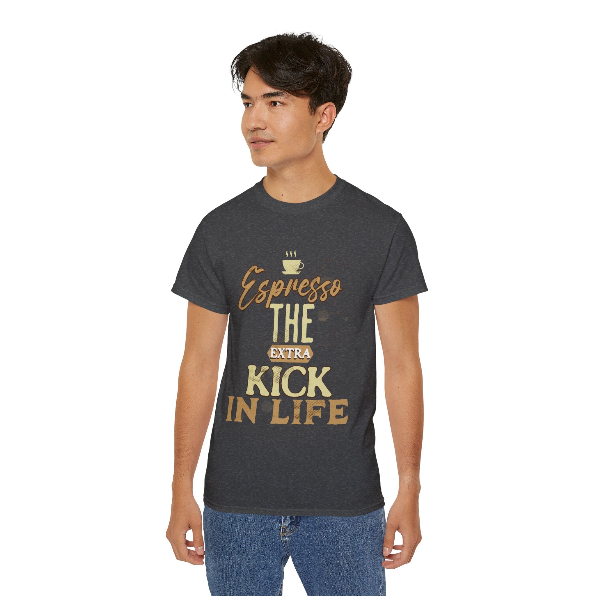 Espresso the Extra Kick in Life Unisex Coffee Tee