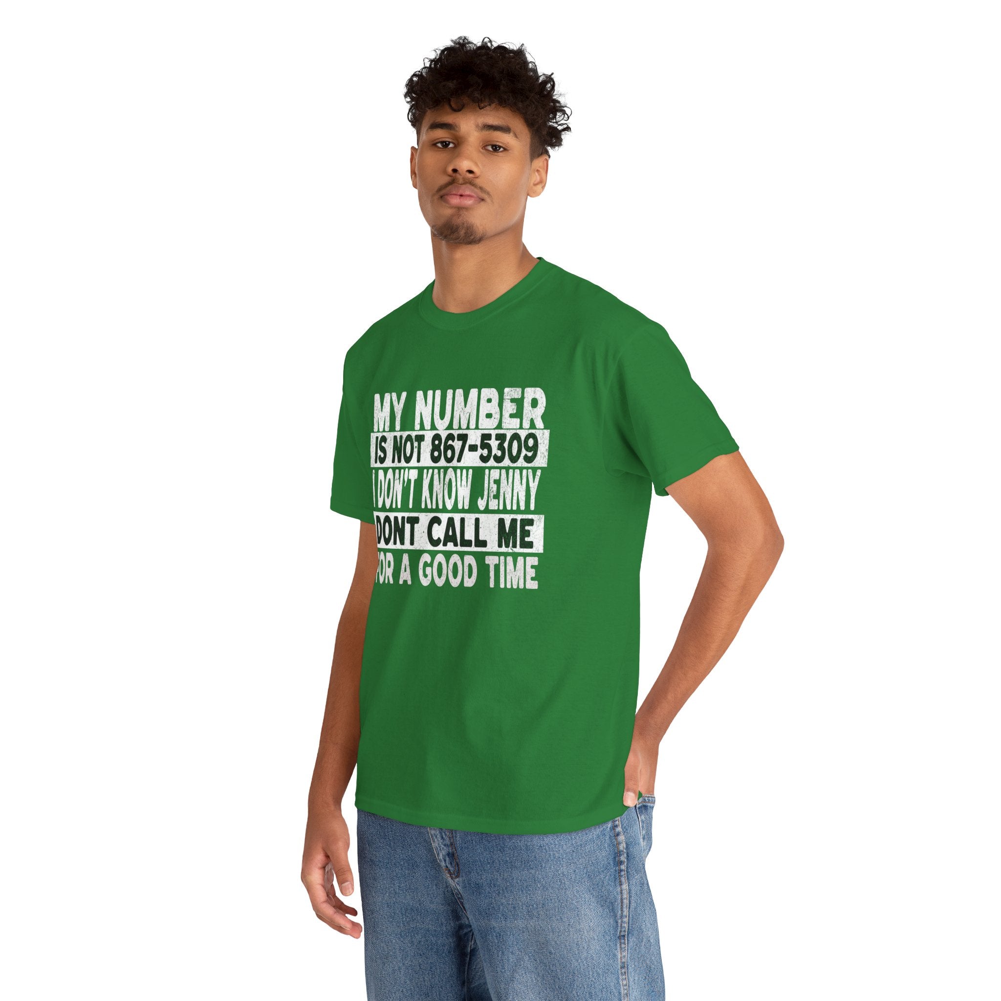 Funny 867-5309 Jenny Unisex Cotton Tee