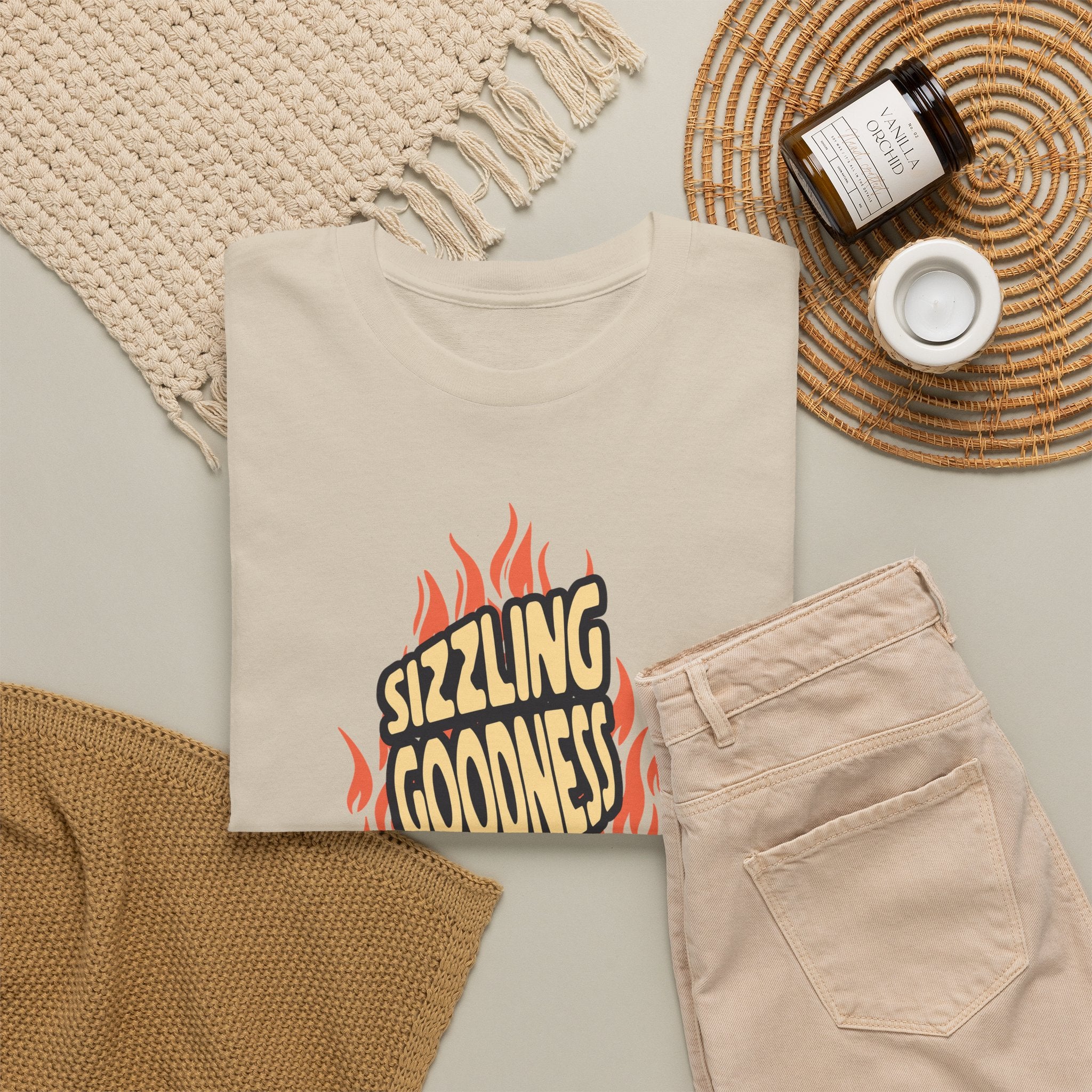 Sizzling Goodness Breakfast T-Shirt — Bacon & Egg Cartoon Tee