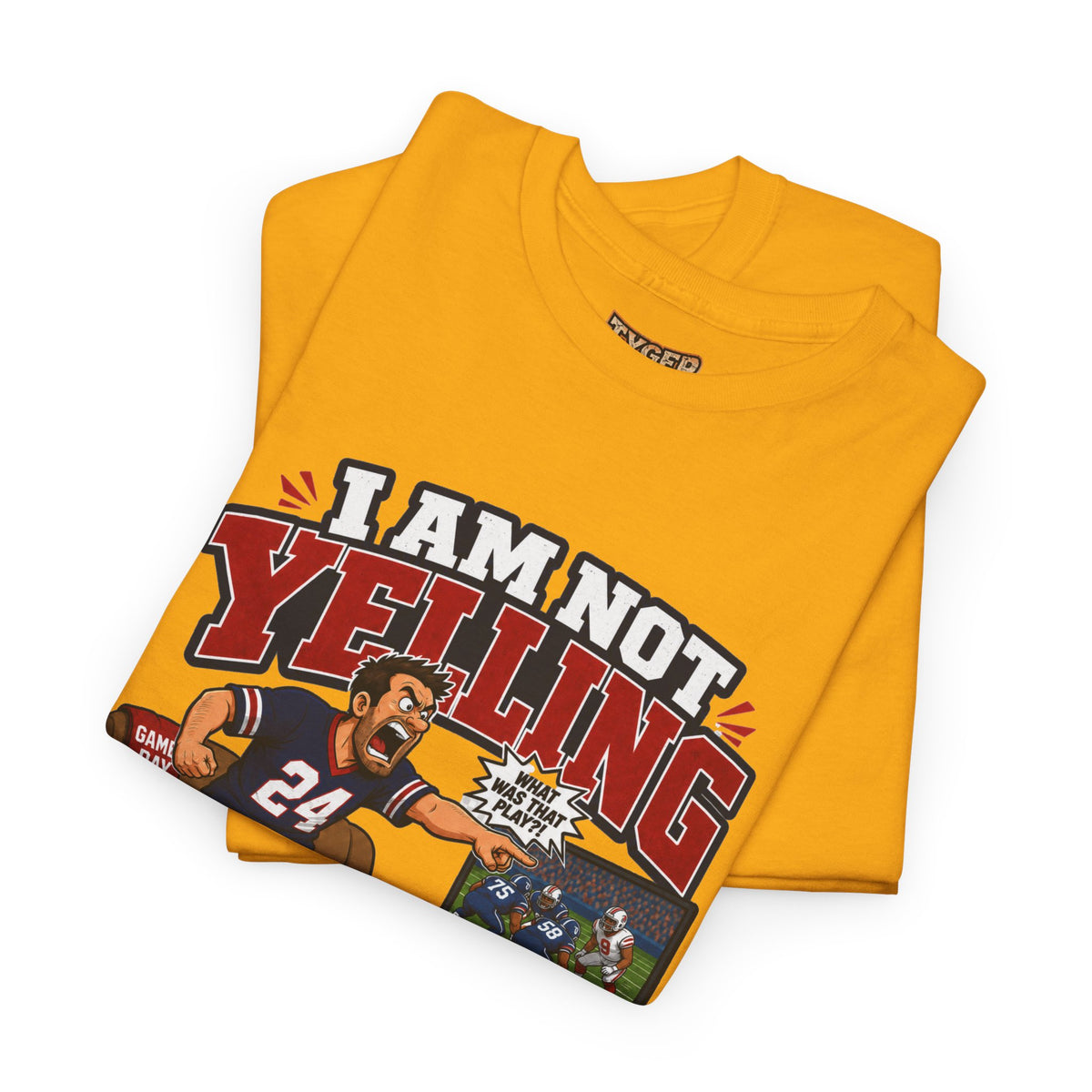 I Am Not Yelling I Am Coaching T-Shirt - Football Coaching Tee