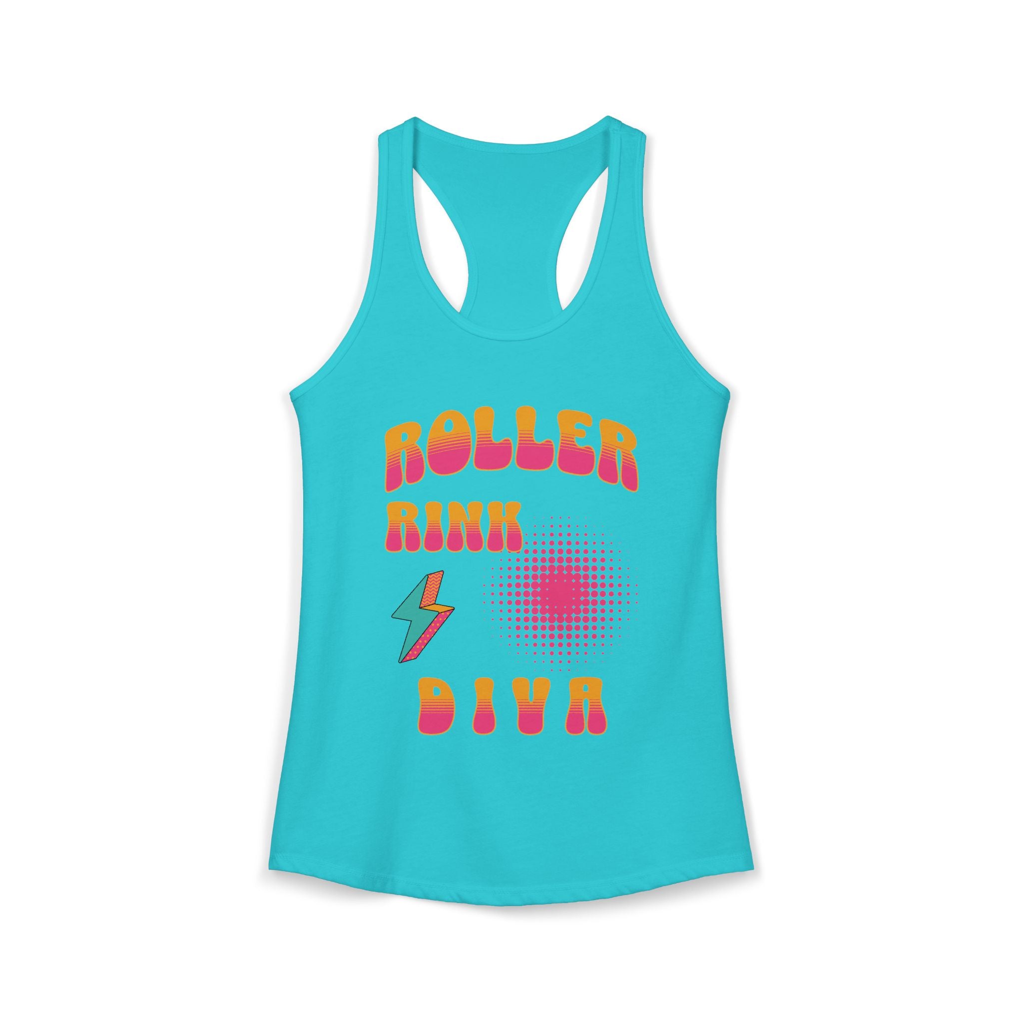 Roller Rink Diva – Women’s Racerback Tank