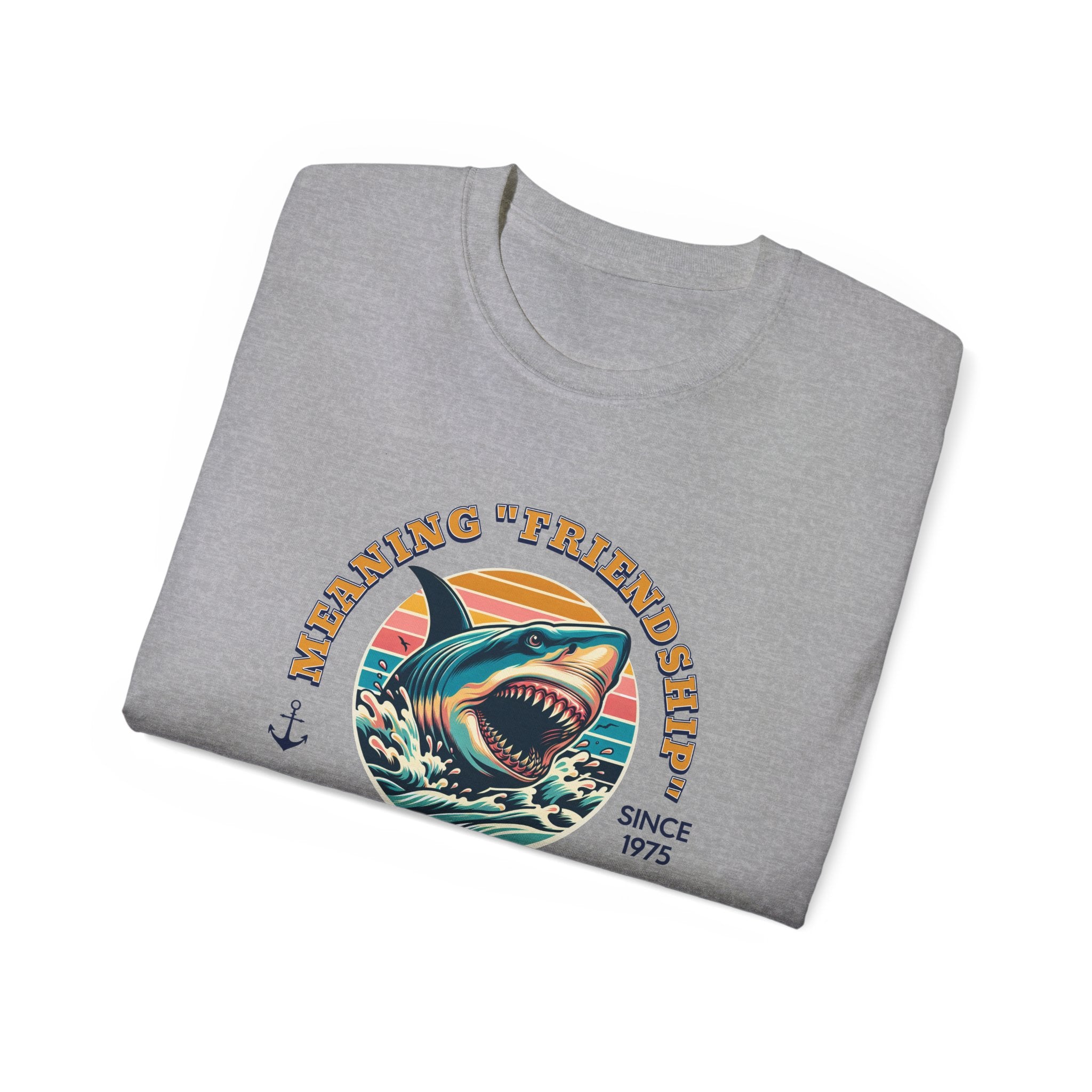 Jaws Movie - Meaning Friendship Amity Tee
