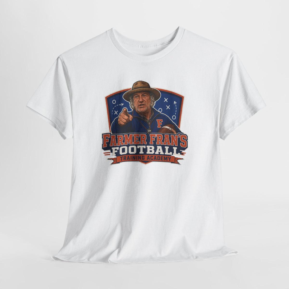 Farmer Fran’s Football Training Academy T-Shirt — Vintage Coach Design