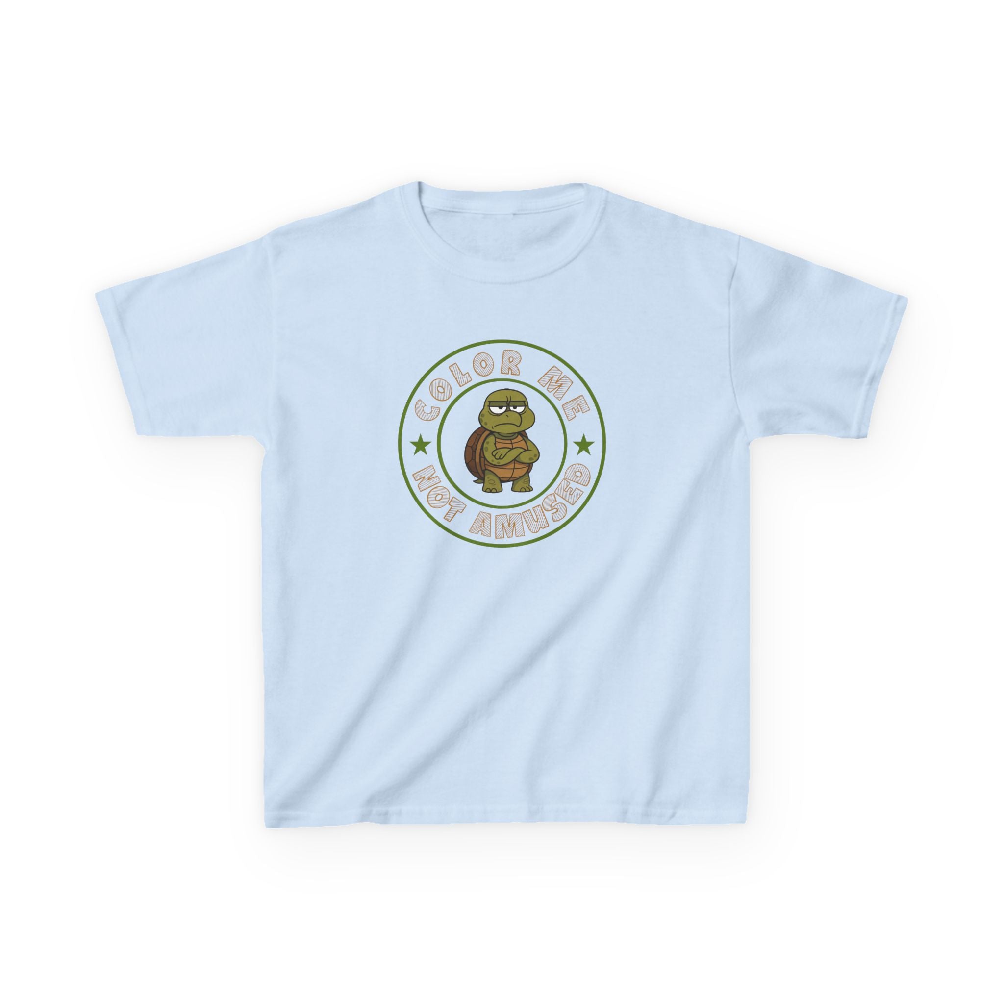 Kids Tee — Color Me Not Amused - Turtle
