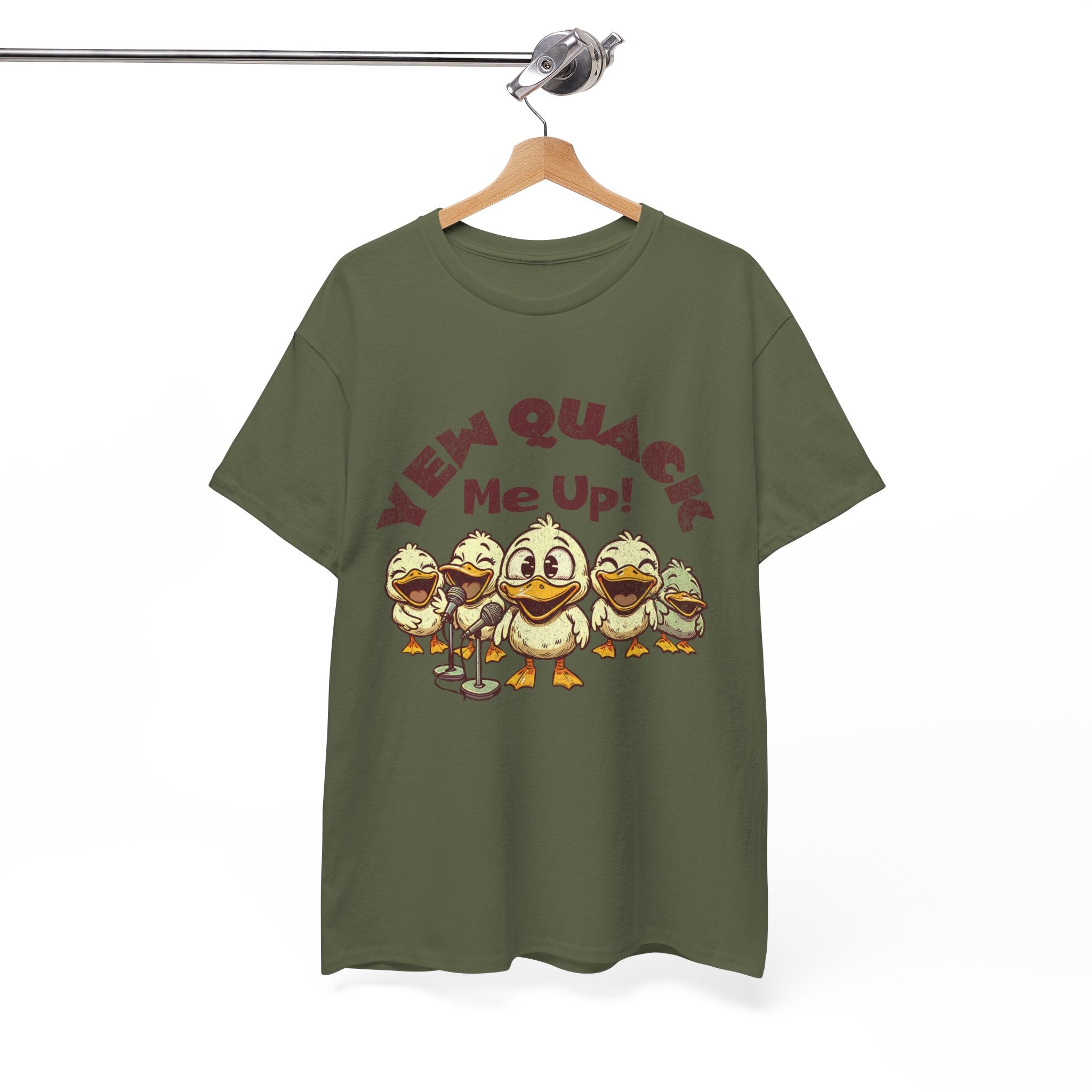 Yew Quack Me Up - Funny Duck Tee