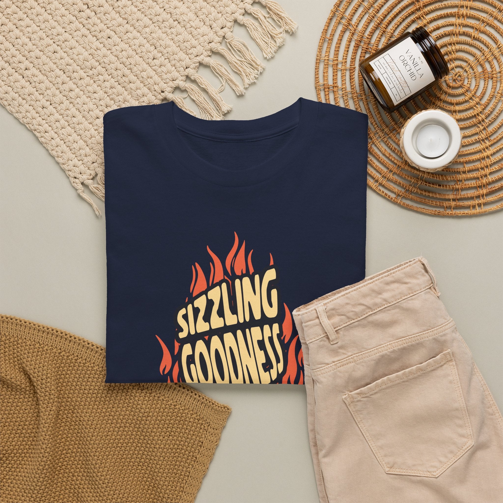 Sizzling Goodness Breakfast T-Shirt — Bacon & Egg Cartoon Tee