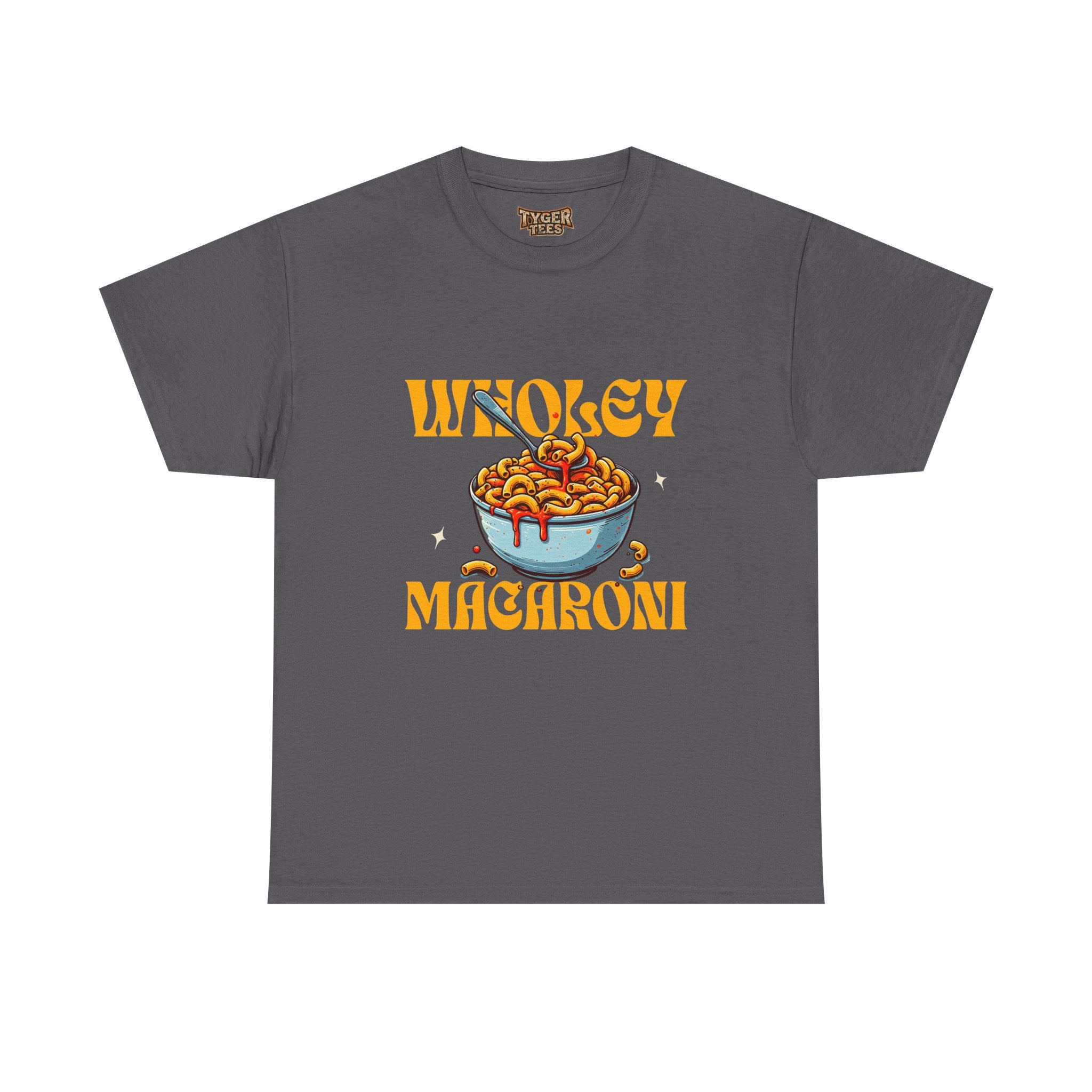Holy Macaroni Unisex Tee, Funny T-Shirt, Casual Graphic Shirt, Gift for Pasta Lovers, Foodie Apparel, Comfortable Everyday Wear
