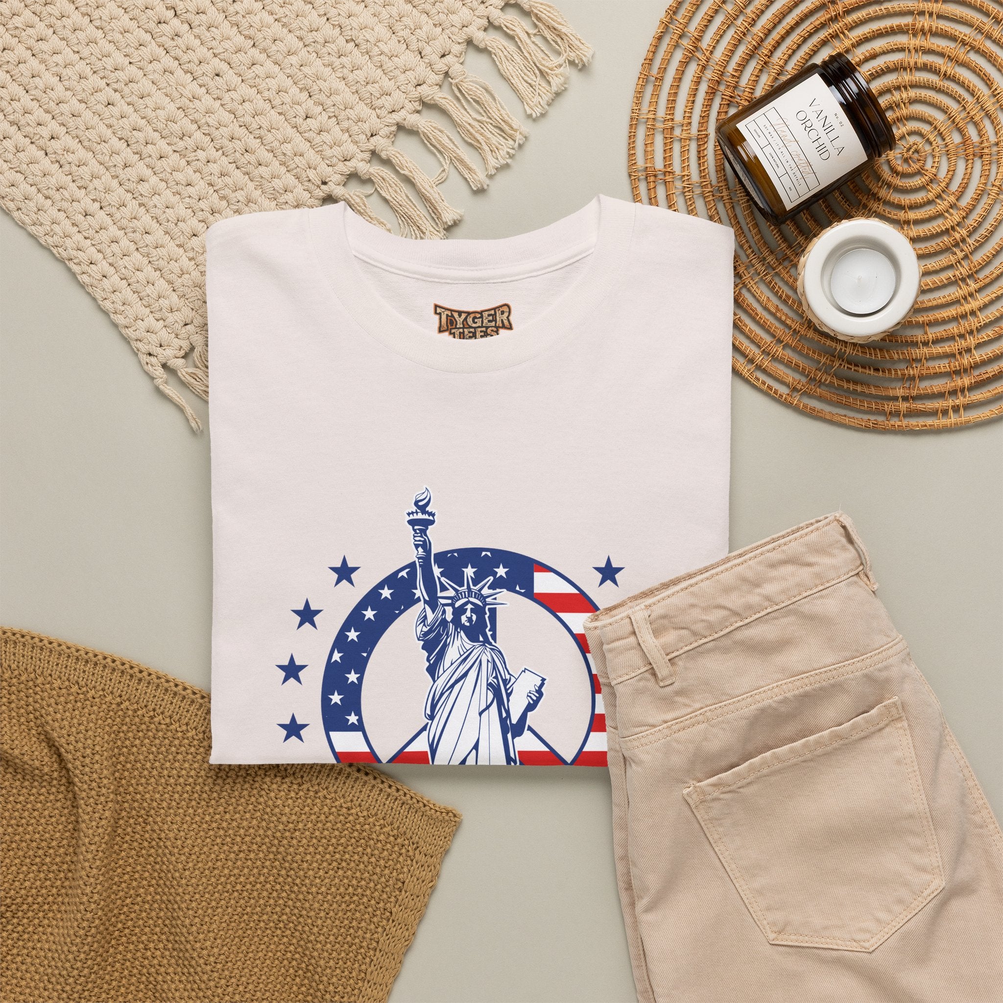 Don’t Be a H8TR Tee — Patriotic Statue of Liberty Graphic T-Shirt