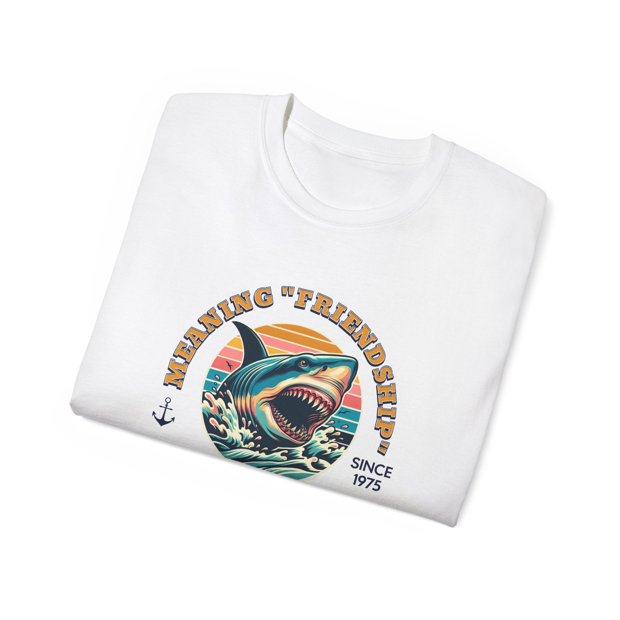 Jaws Movie - Meaning Friendship Amity Tee