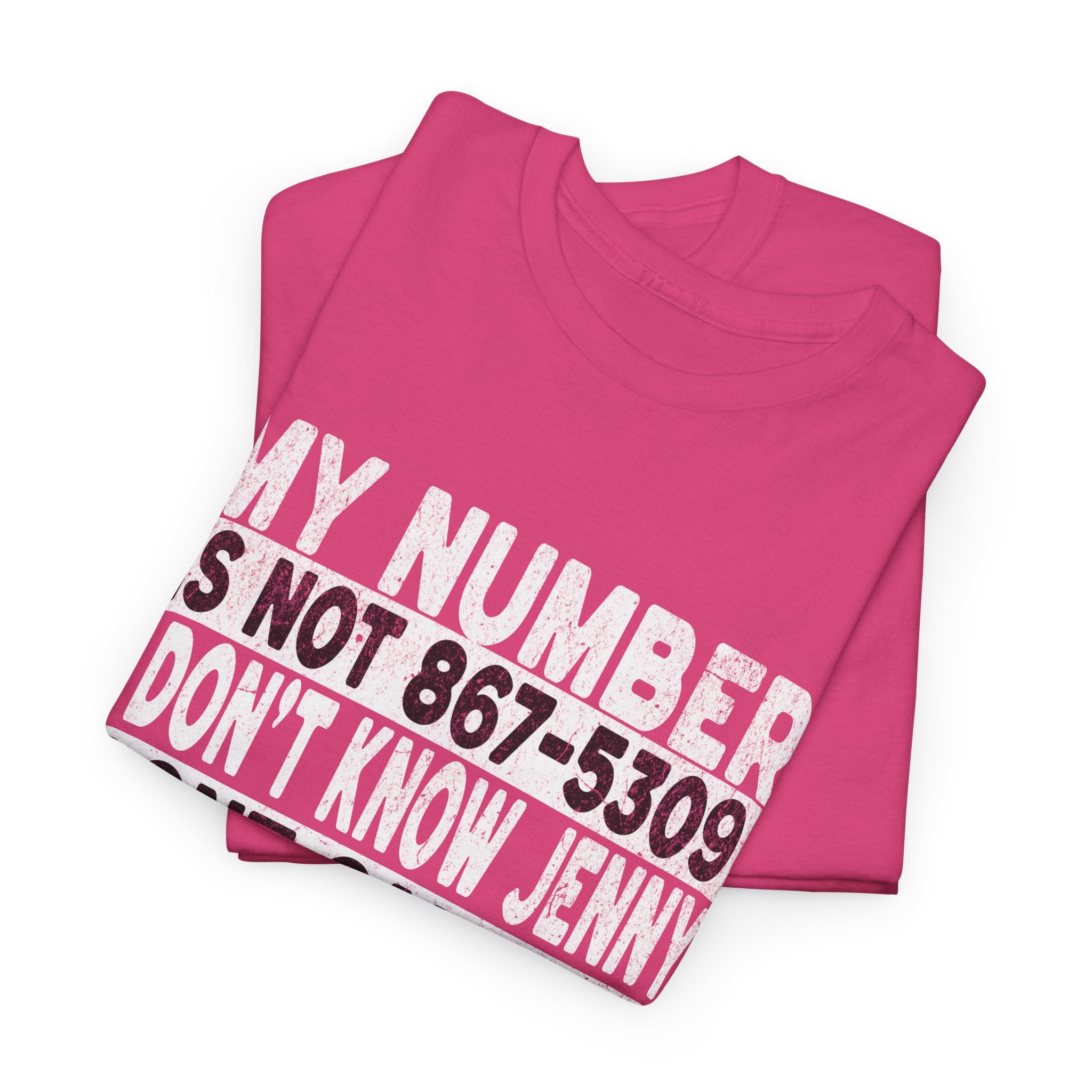 Funny 867-5309 Jenny Unisex Cotton Tee