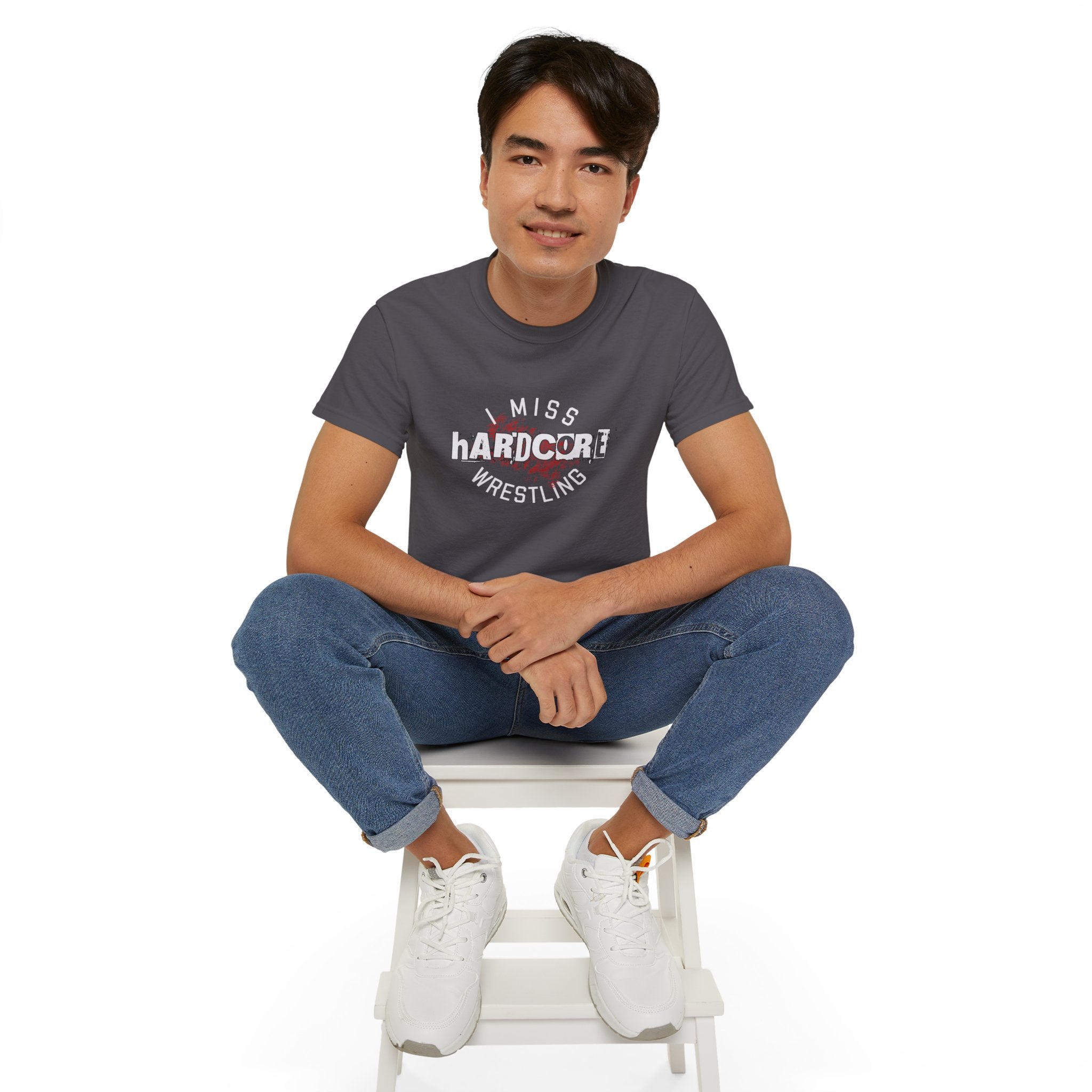 I Miss Hardcore Wrestling Cotton Tee